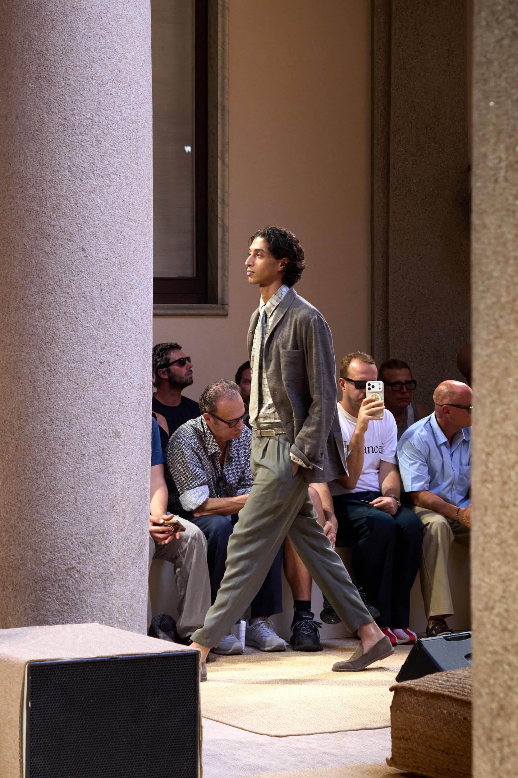 Giorgio Armani Spring 2027 Men's Fashion Show Atmosphere