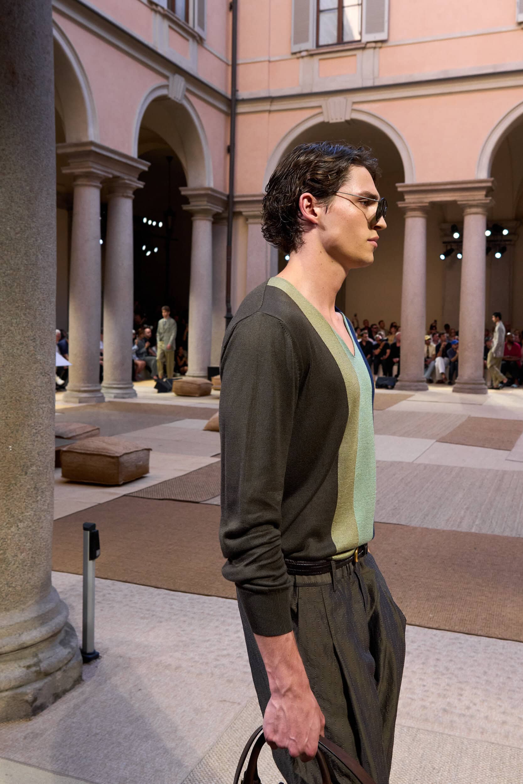 Giorgio Armani Spring 2027 Men's Fashion Show Atmosphere