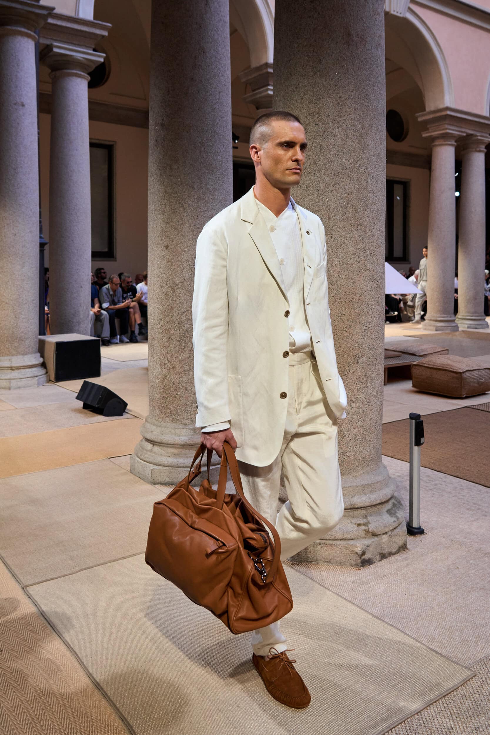 Giorgio Armani Spring 2027 Men's Fashion Show Atmosphere