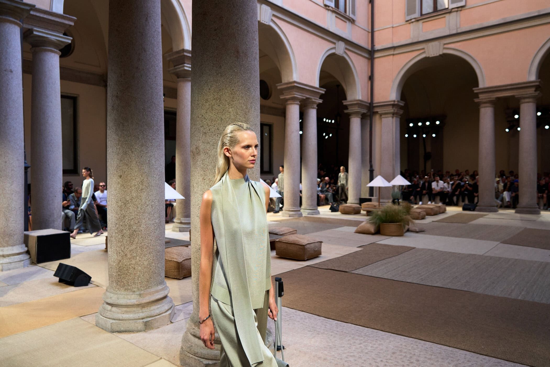Giorgio Armani Spring 2027 Men's Fashion Show Atmosphere