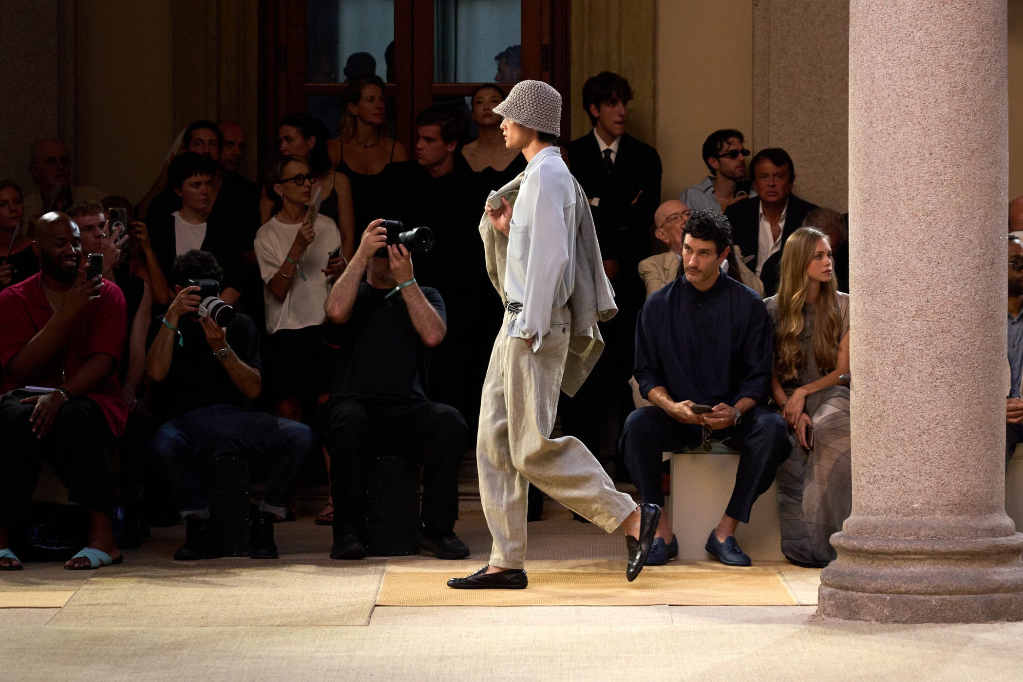 Giorgio Armani Spring 2027 Men's Fashion Show Atmosphere