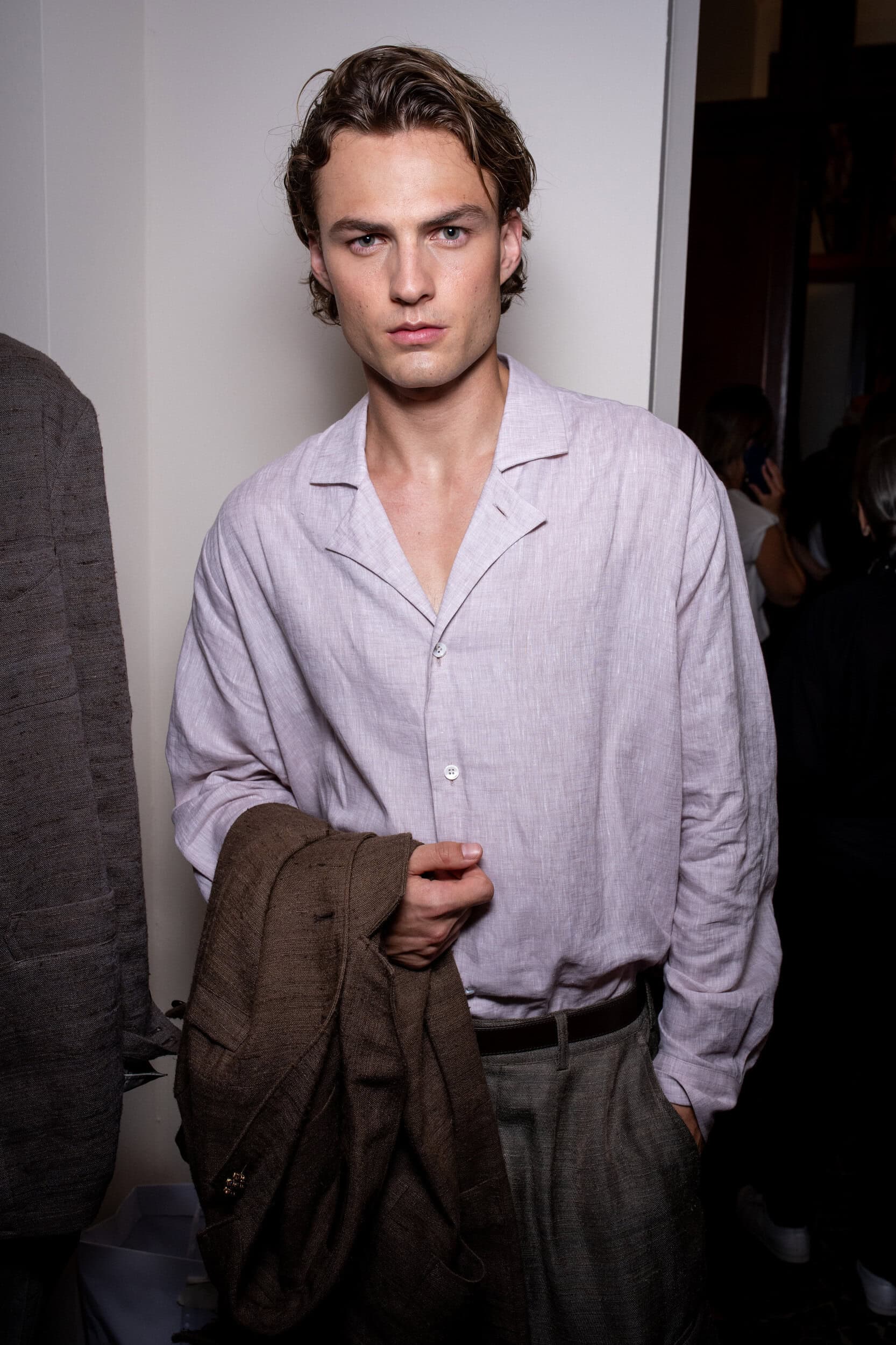 Giorgio Armani Spring 2027 Men's Fashion Show Backstage