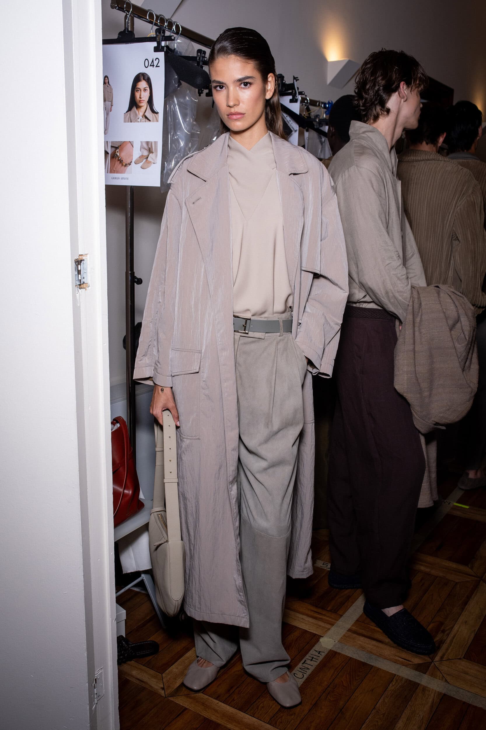 Giorgio Armani Spring 2027 Men's Fashion Show Backstage