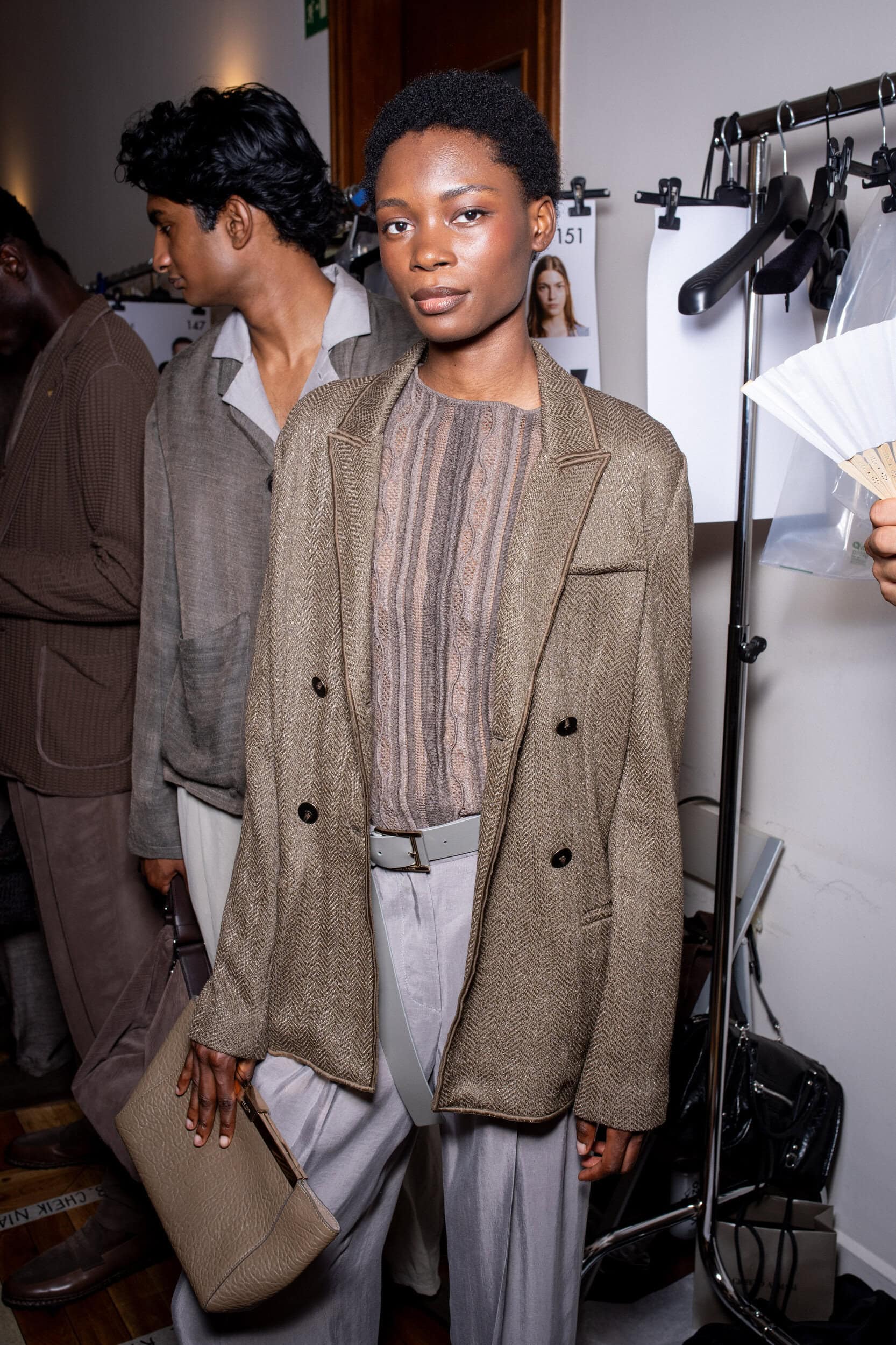 Giorgio Armani Spring 2027 Men's Fashion Show Backstage