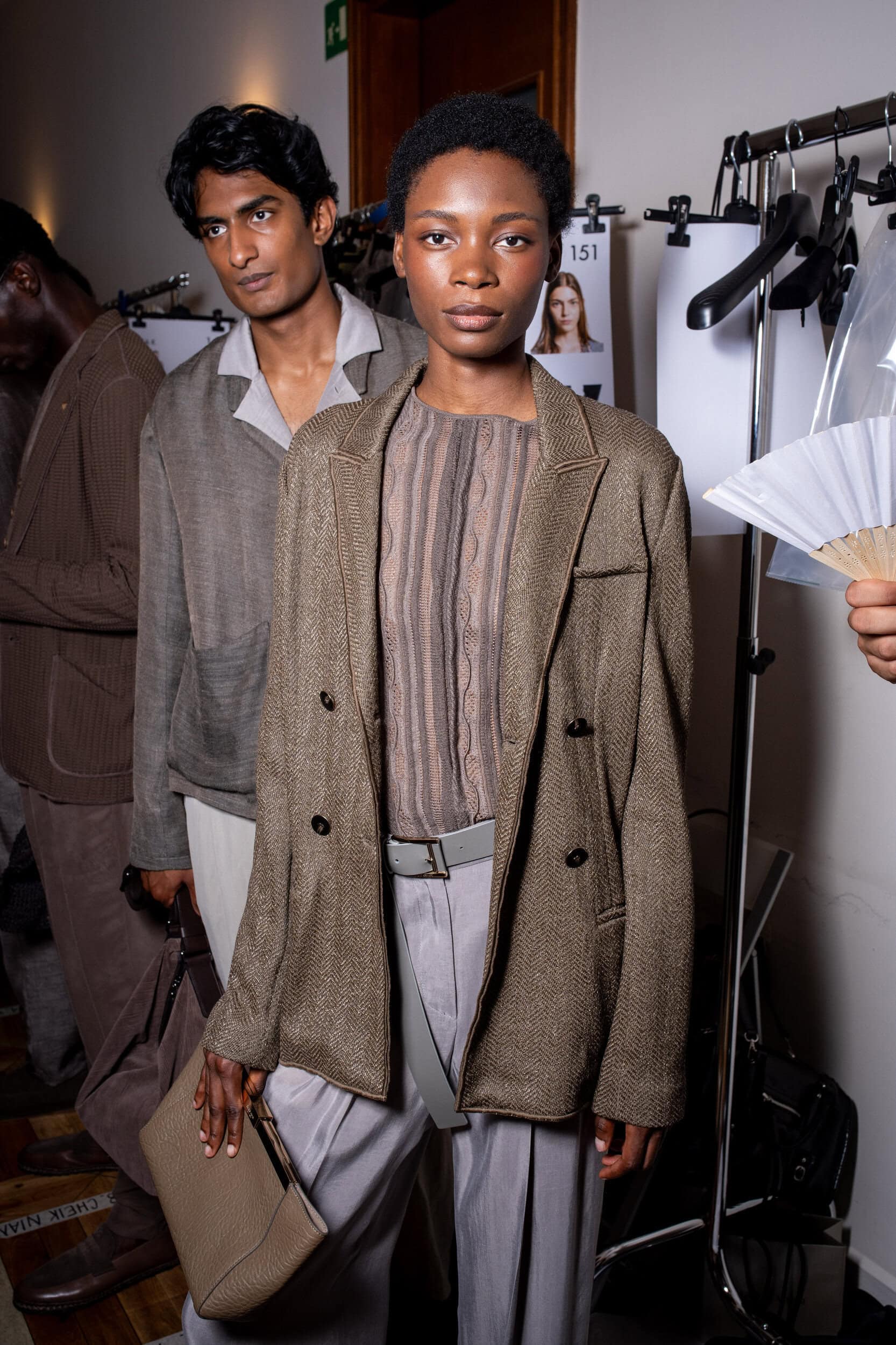 Giorgio Armani Spring 2027 Men's Fashion Show Backstage