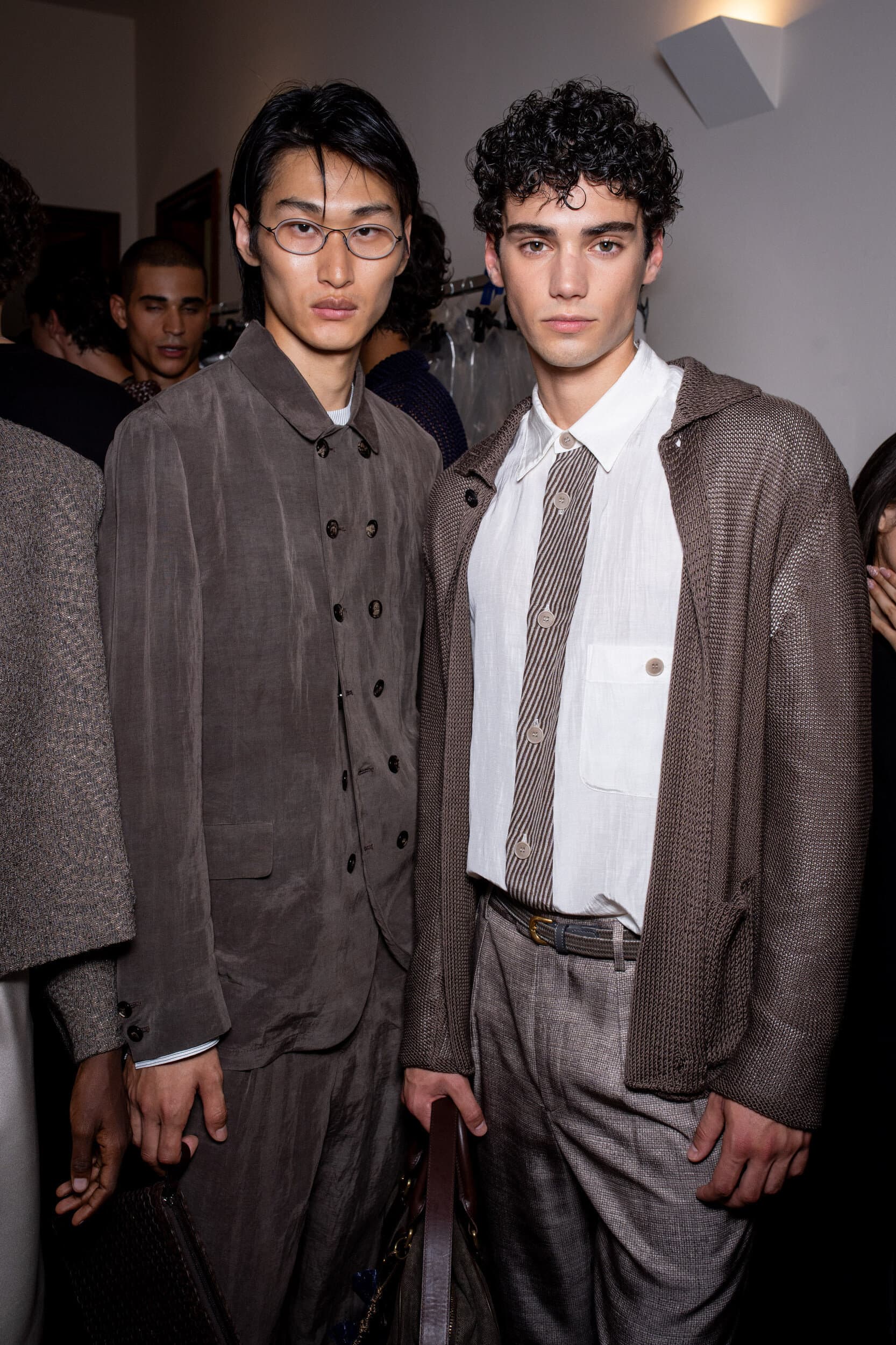 Giorgio Armani Spring 2027 Men's Fashion Show Backstage