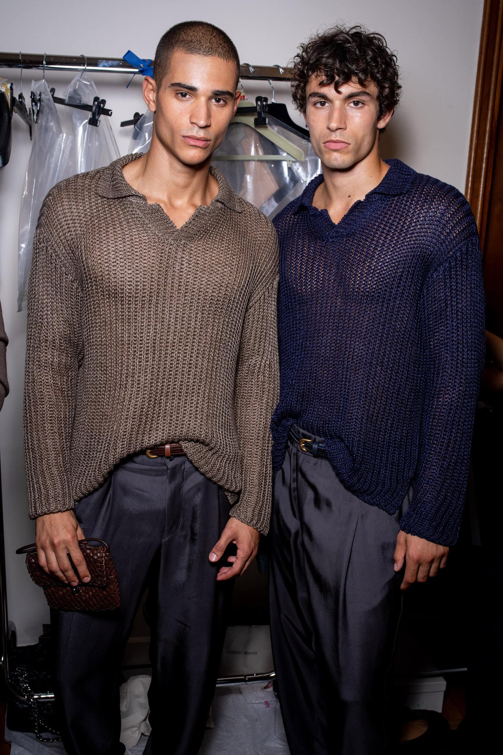 Giorgio Armani Spring 2027 Men's Fashion Show Backstage