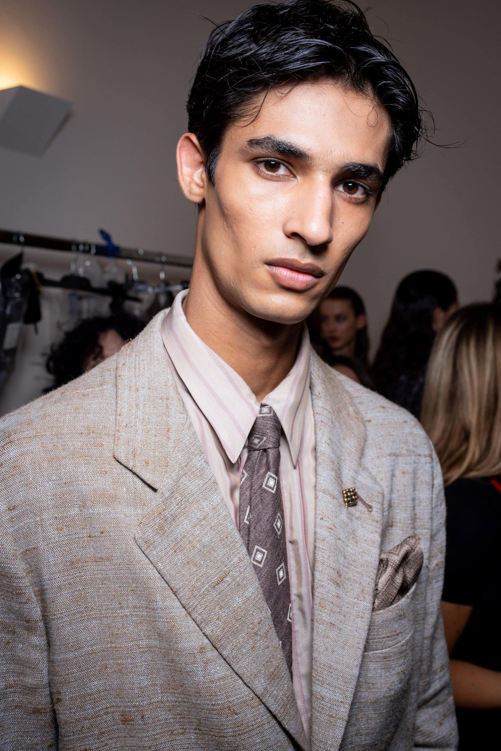 Giorgio Armani Spring 2027 Men's Fashion Show Backstage