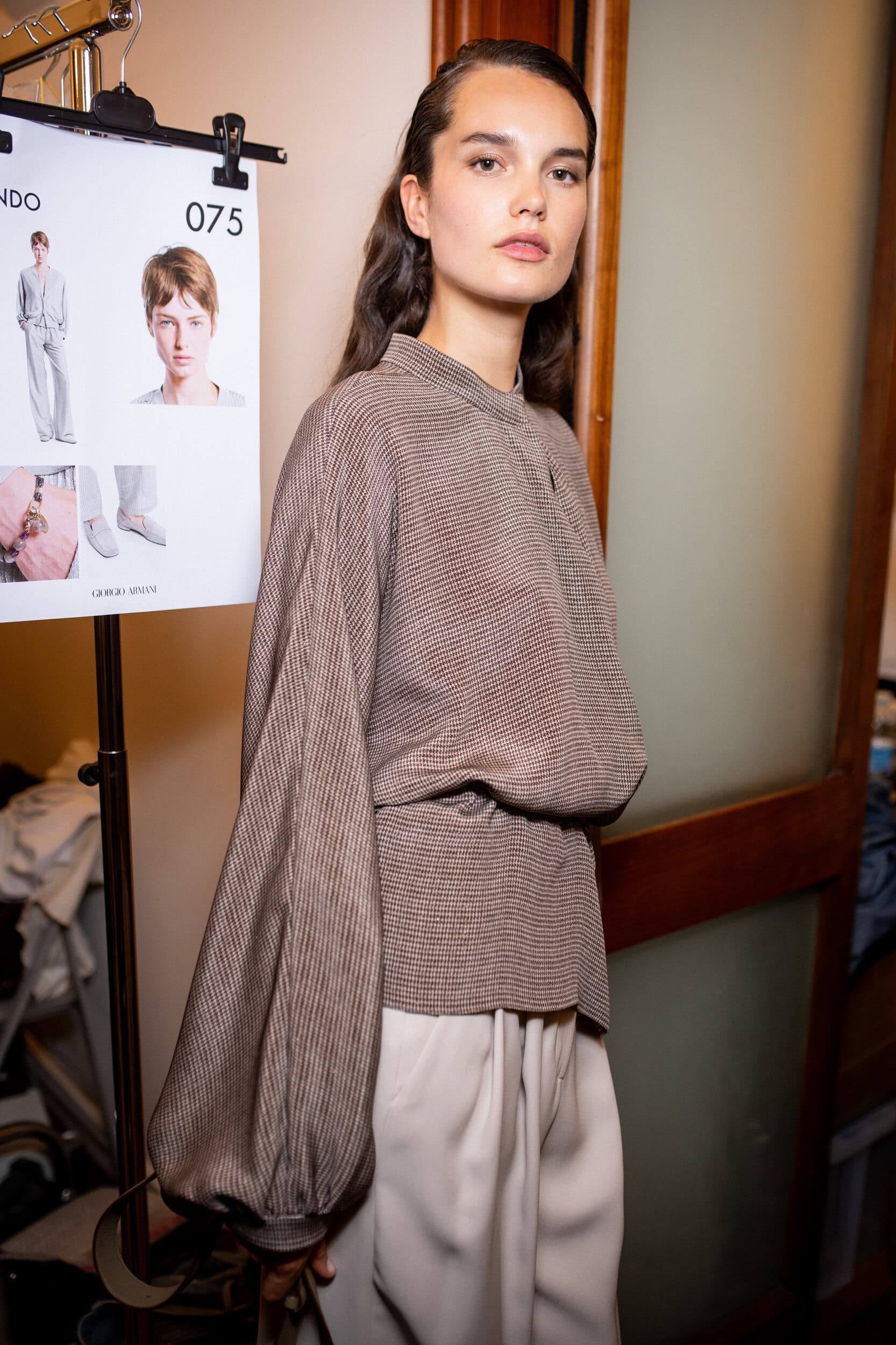 Giorgio Armani Spring 2027 Men's Fashion Show Backstage