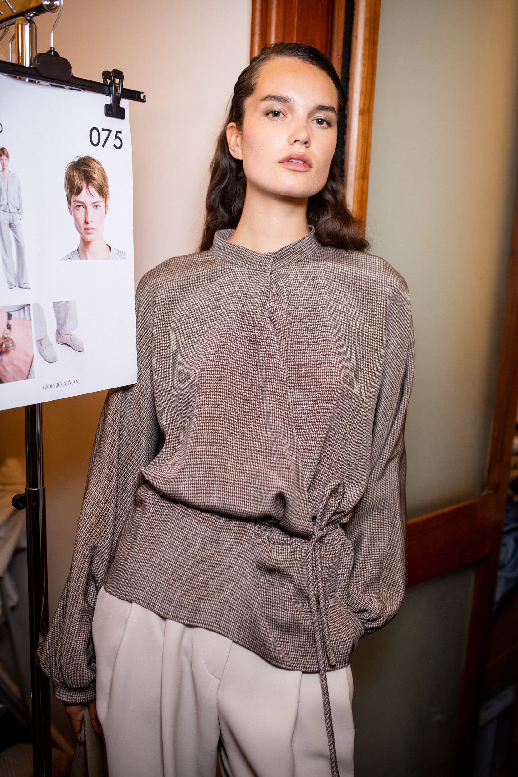 Giorgio Armani Spring 2027 Men's Fashion Show Backstage
