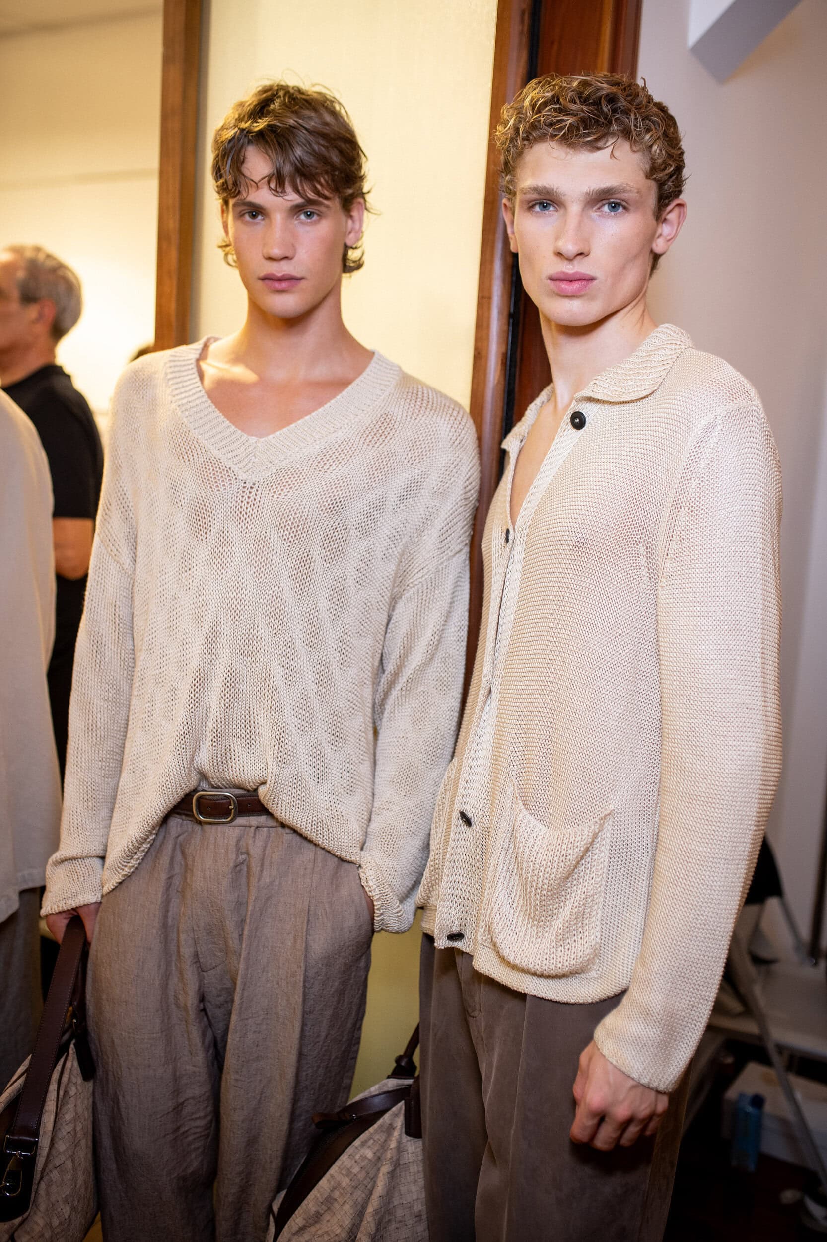 Giorgio Armani Spring 2027 Men's Fashion Show Backstage