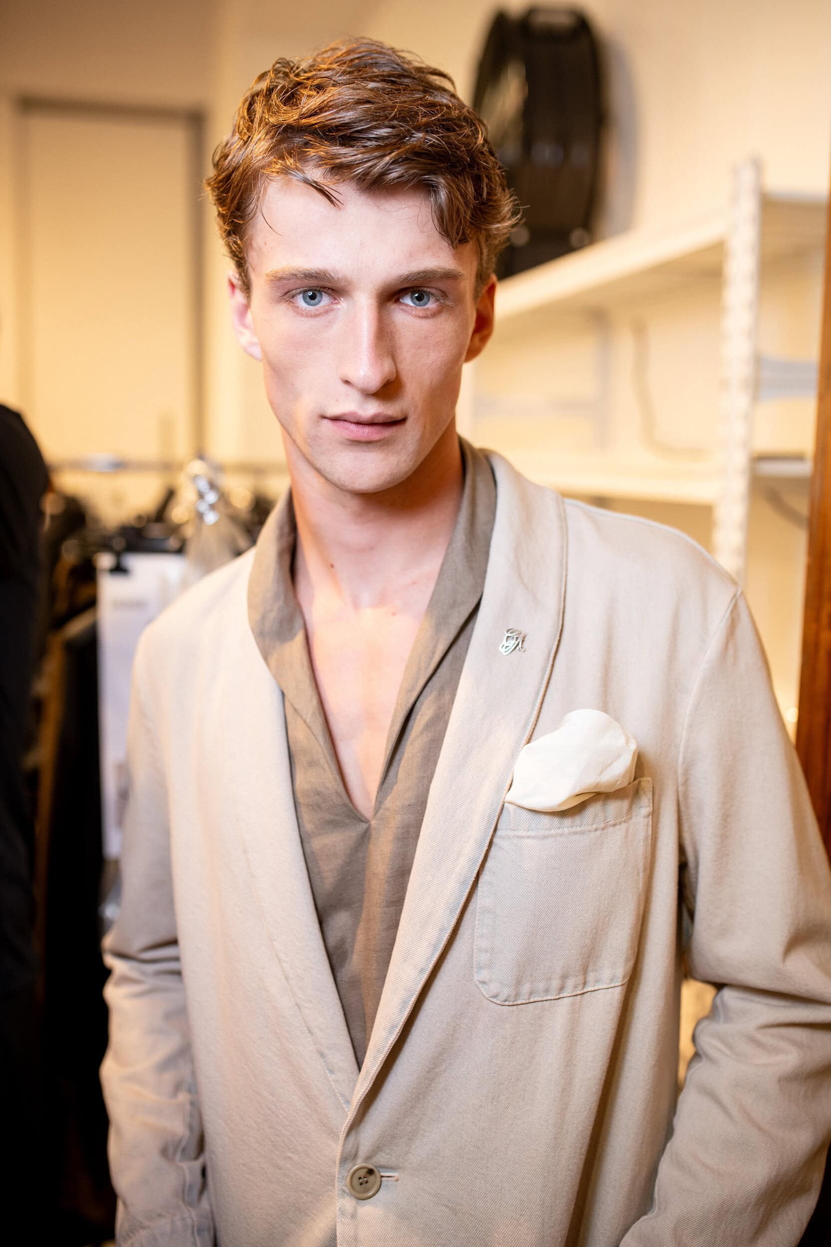 Giorgio Armani Spring 2027 Men's Fashion Show Backstage