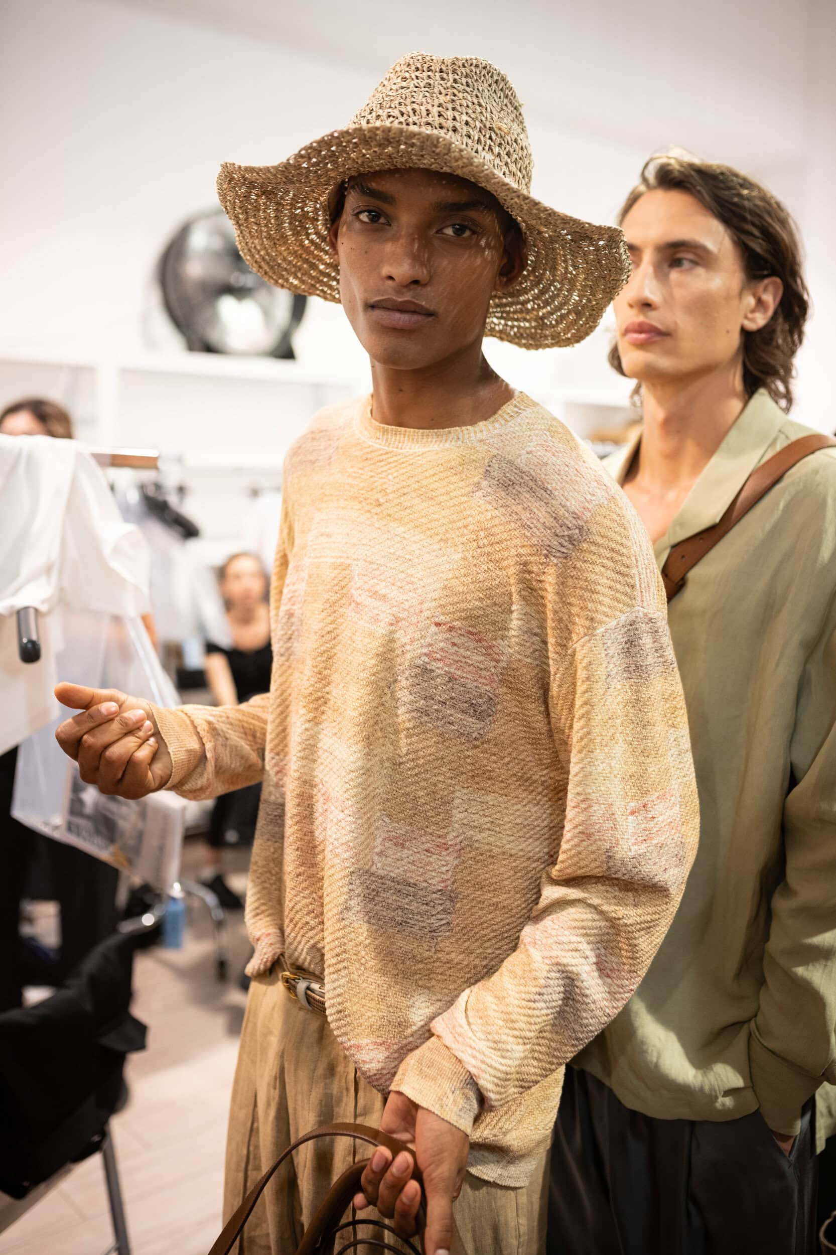Giorgio Armani Spring 2027 Men's Fashion Show Backstage