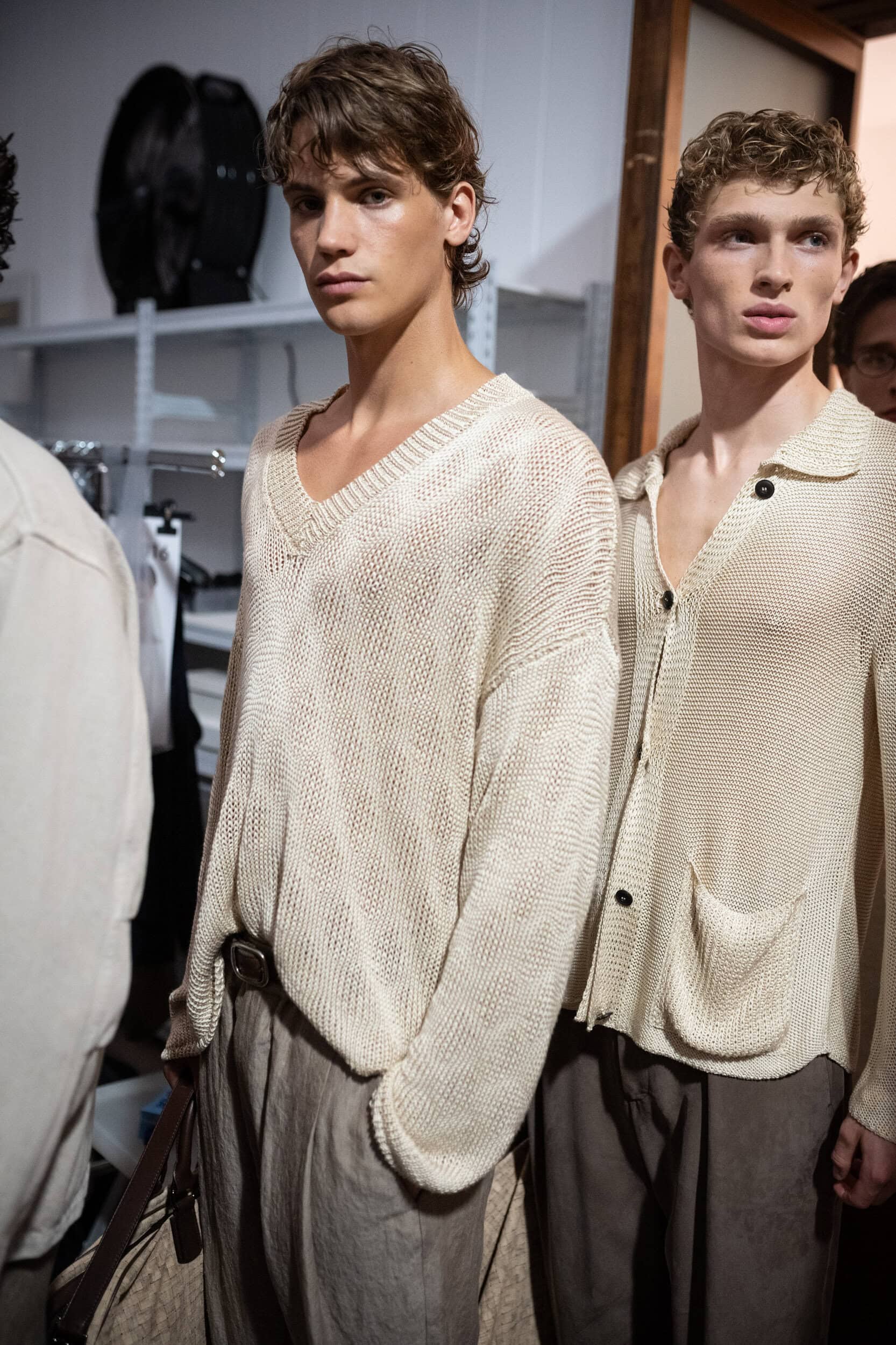 Giorgio Armani Spring 2027 Men's Fashion Show Backstage