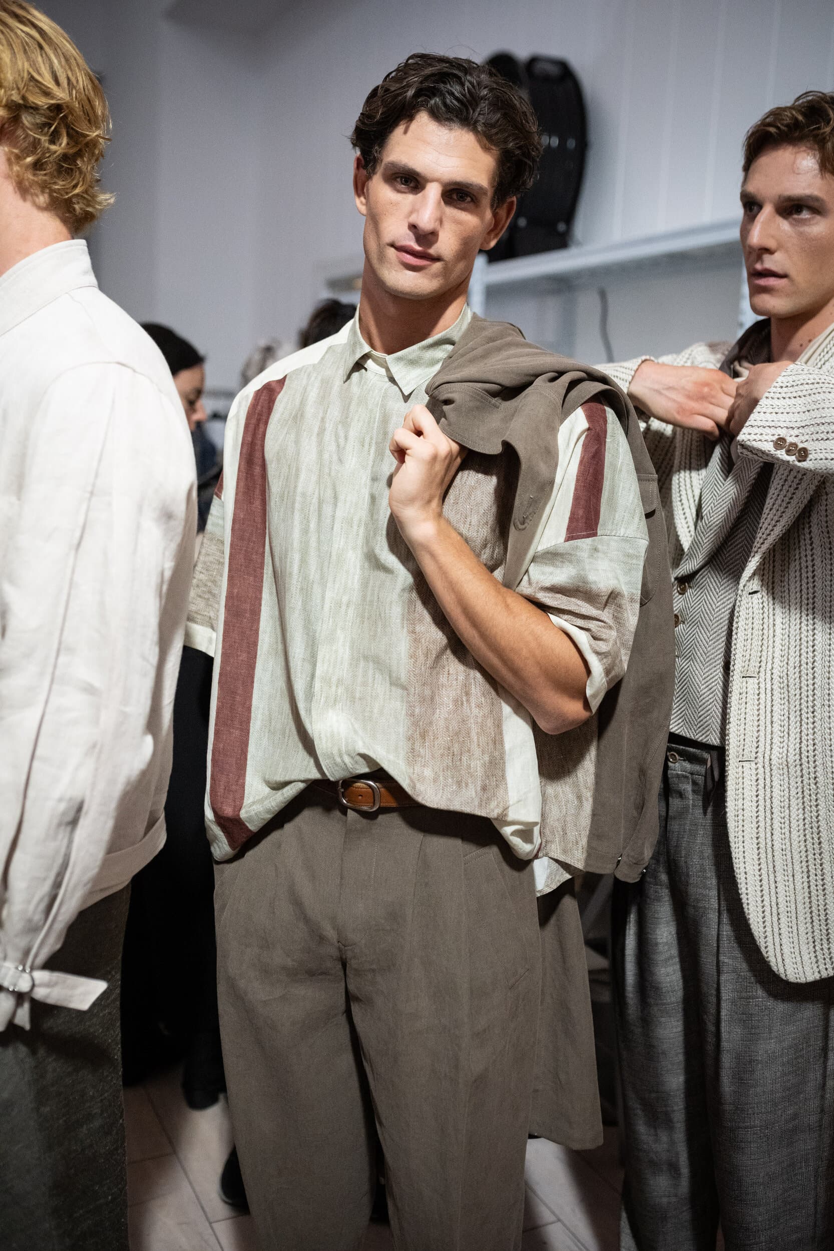 Giorgio Armani Spring 2027 Men's Fashion Show Backstage