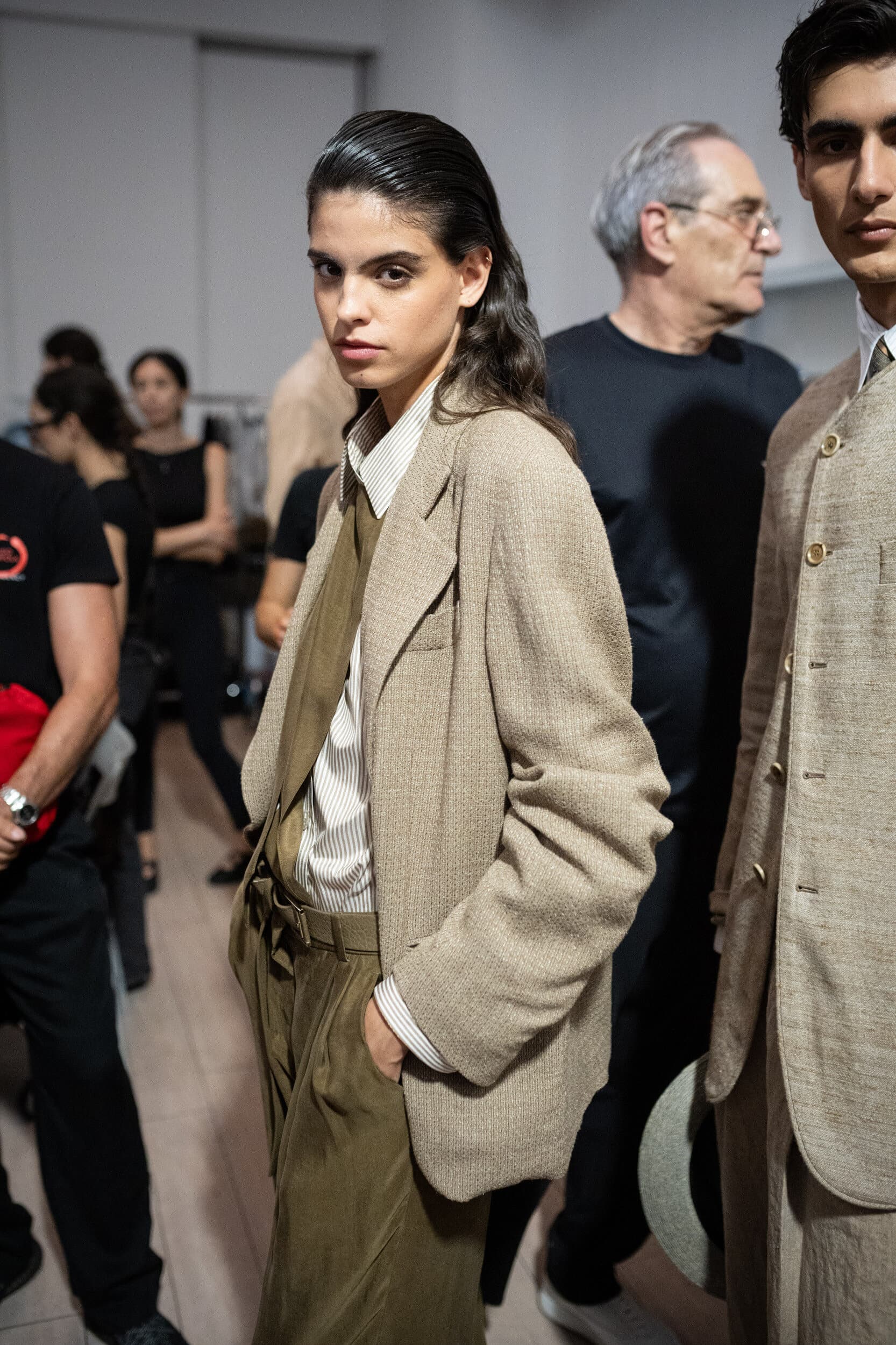 Giorgio Armani Spring 2027 Men's Fashion Show Backstage