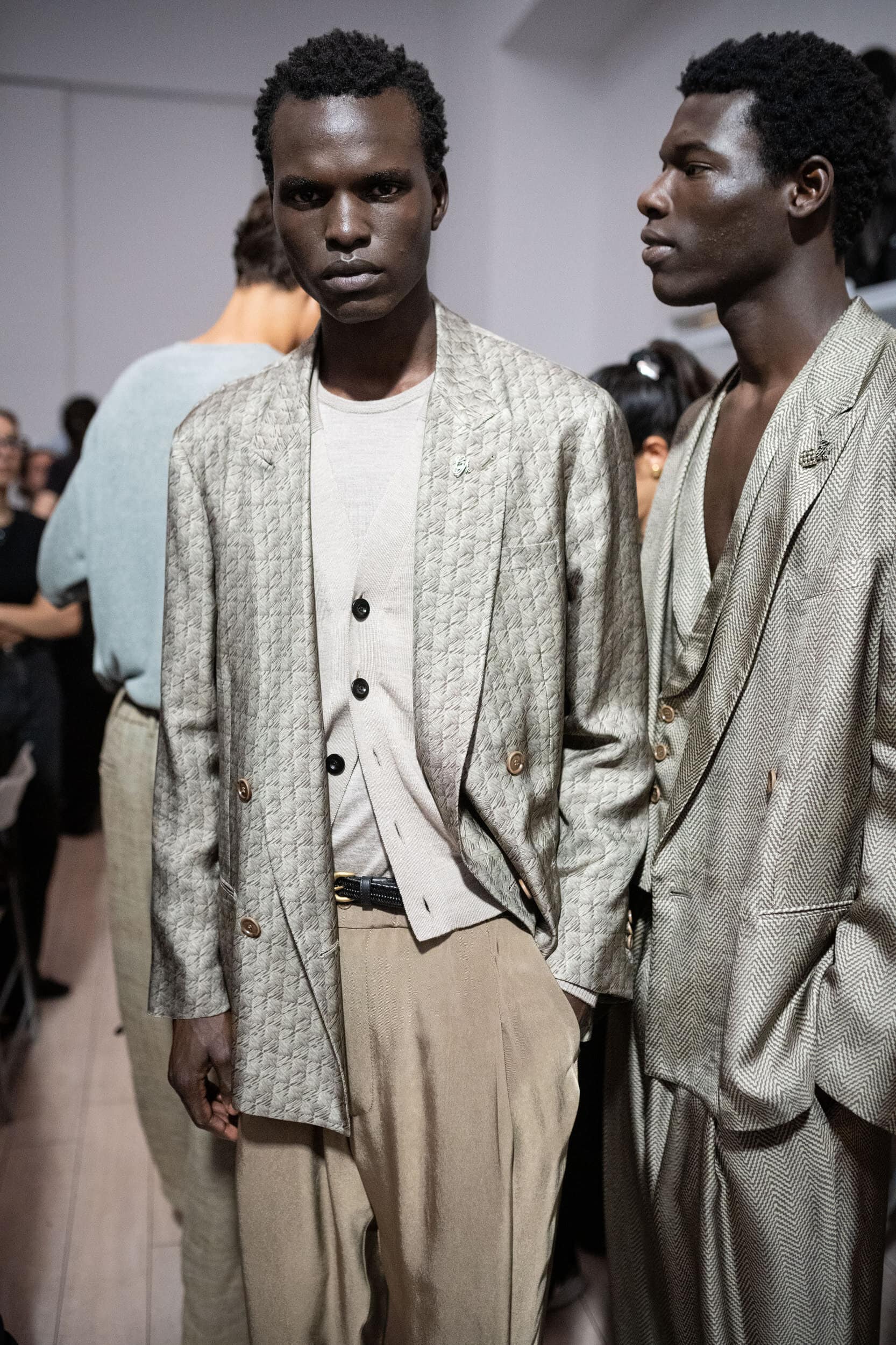 Giorgio Armani Spring 2027 Men's Fashion Show Backstage