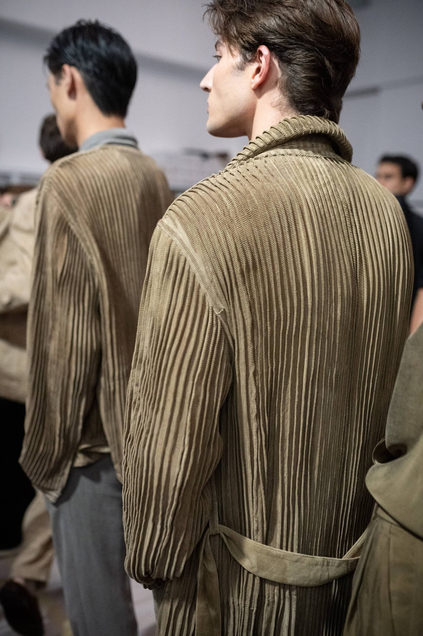 Giorgio Armani Spring 2027 Men's Fashion Show Backstage