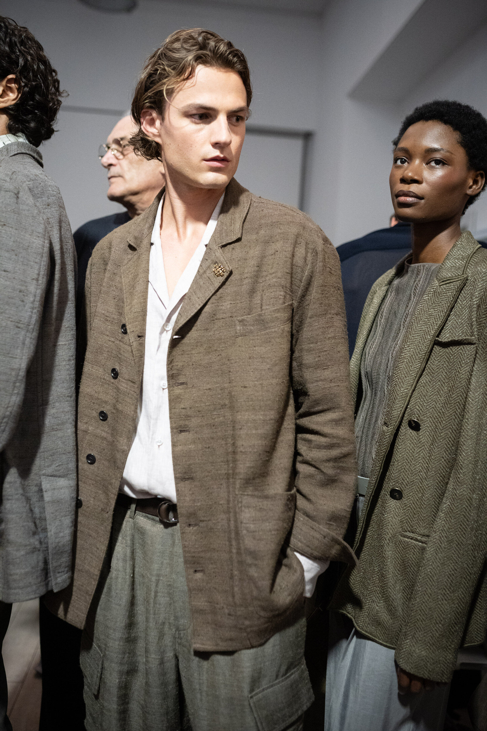 Giorgio Armani Spring 2027 Men's Fashion Show Backstage