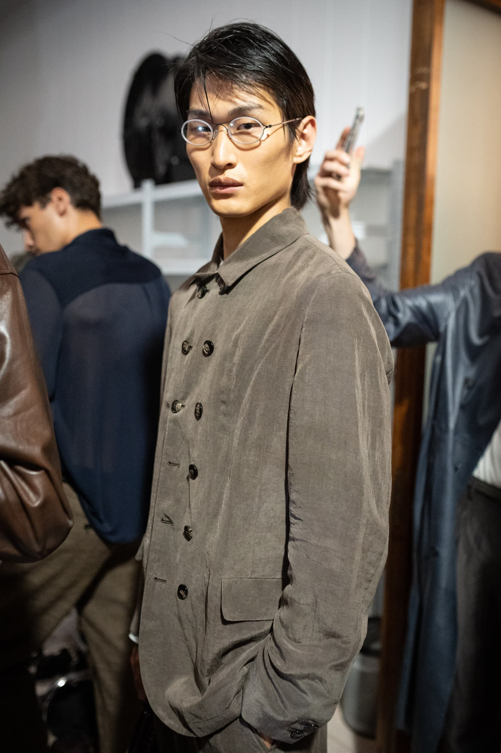Giorgio Armani Spring 2027 Men's Fashion Show Backstage