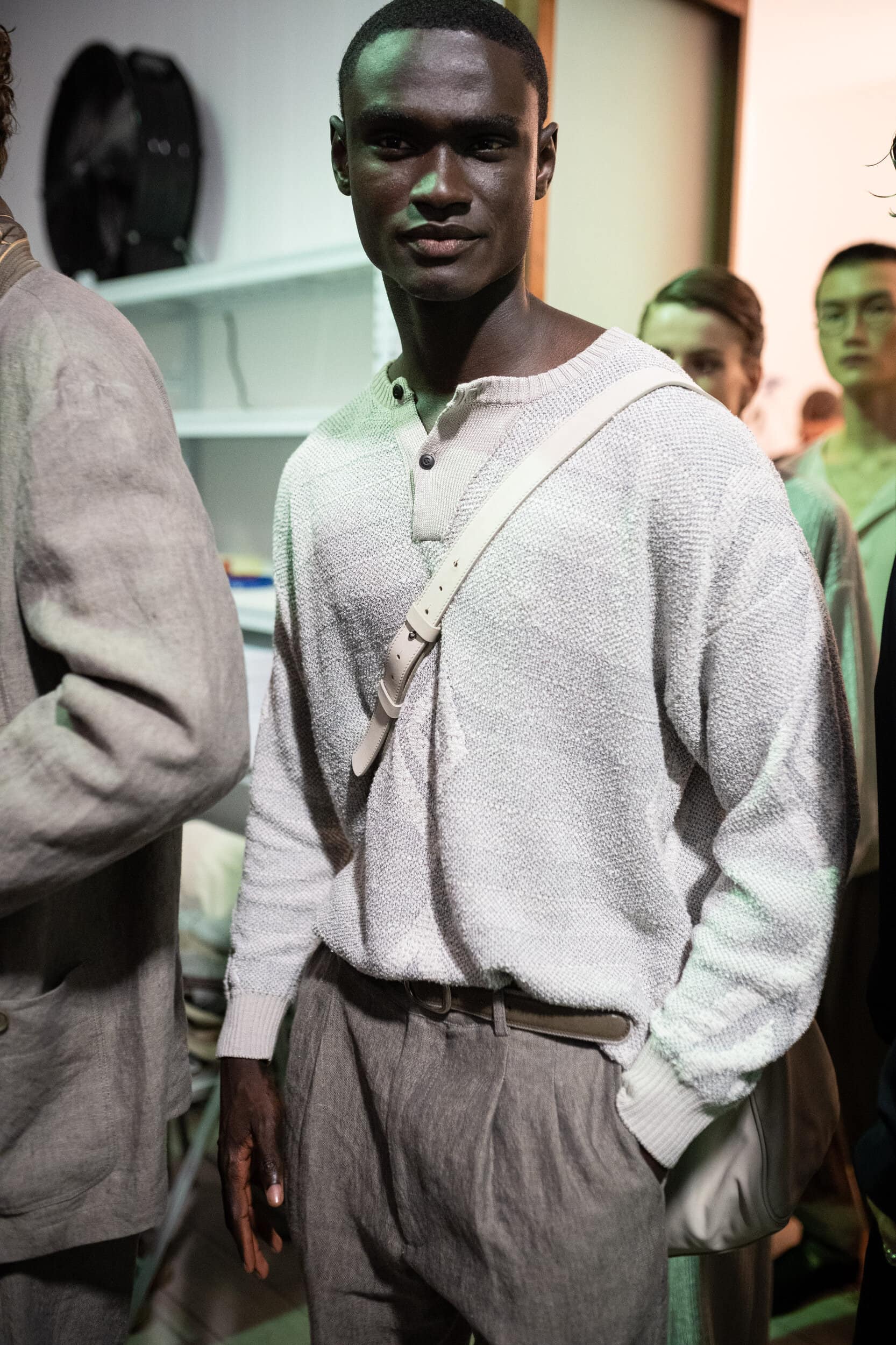 Giorgio Armani Spring 2027 Men's Fashion Show Backstage
