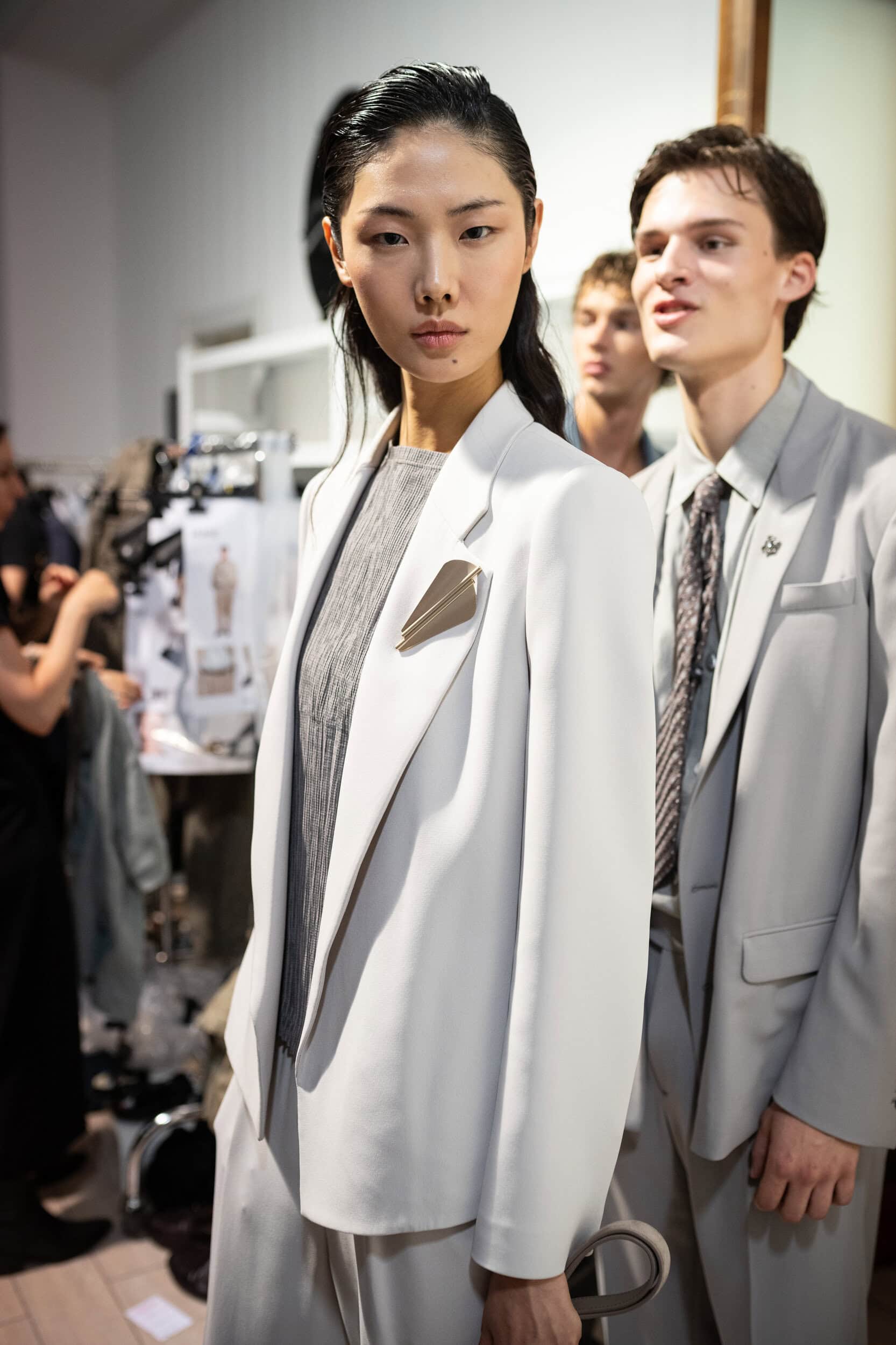 Giorgio Armani Spring 2027 Men's Fashion Show Backstage