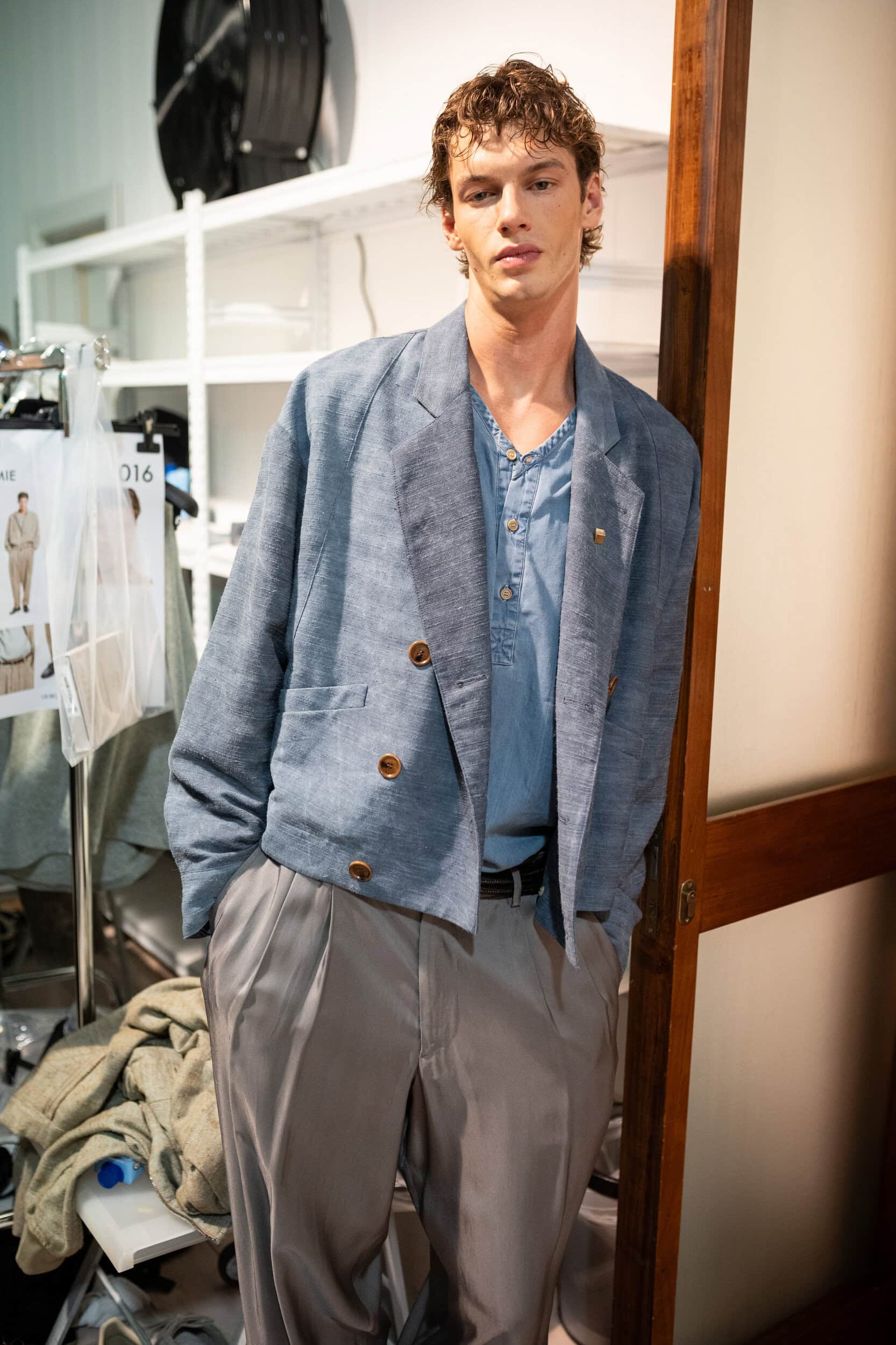 Giorgio Armani Spring 2027 Men's Fashion Show Backstage