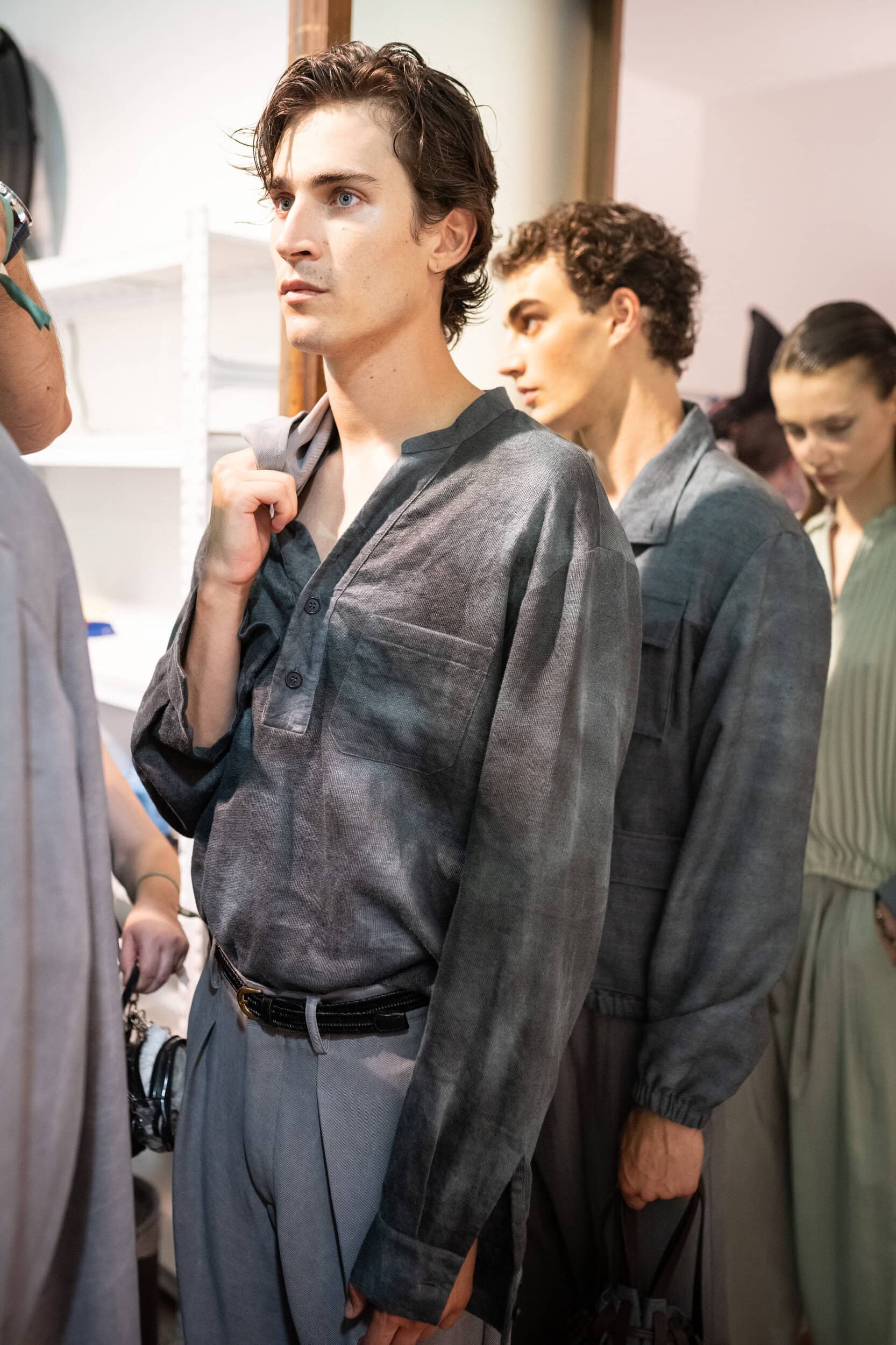 Giorgio Armani Spring 2027 Men's Fashion Show Backstage