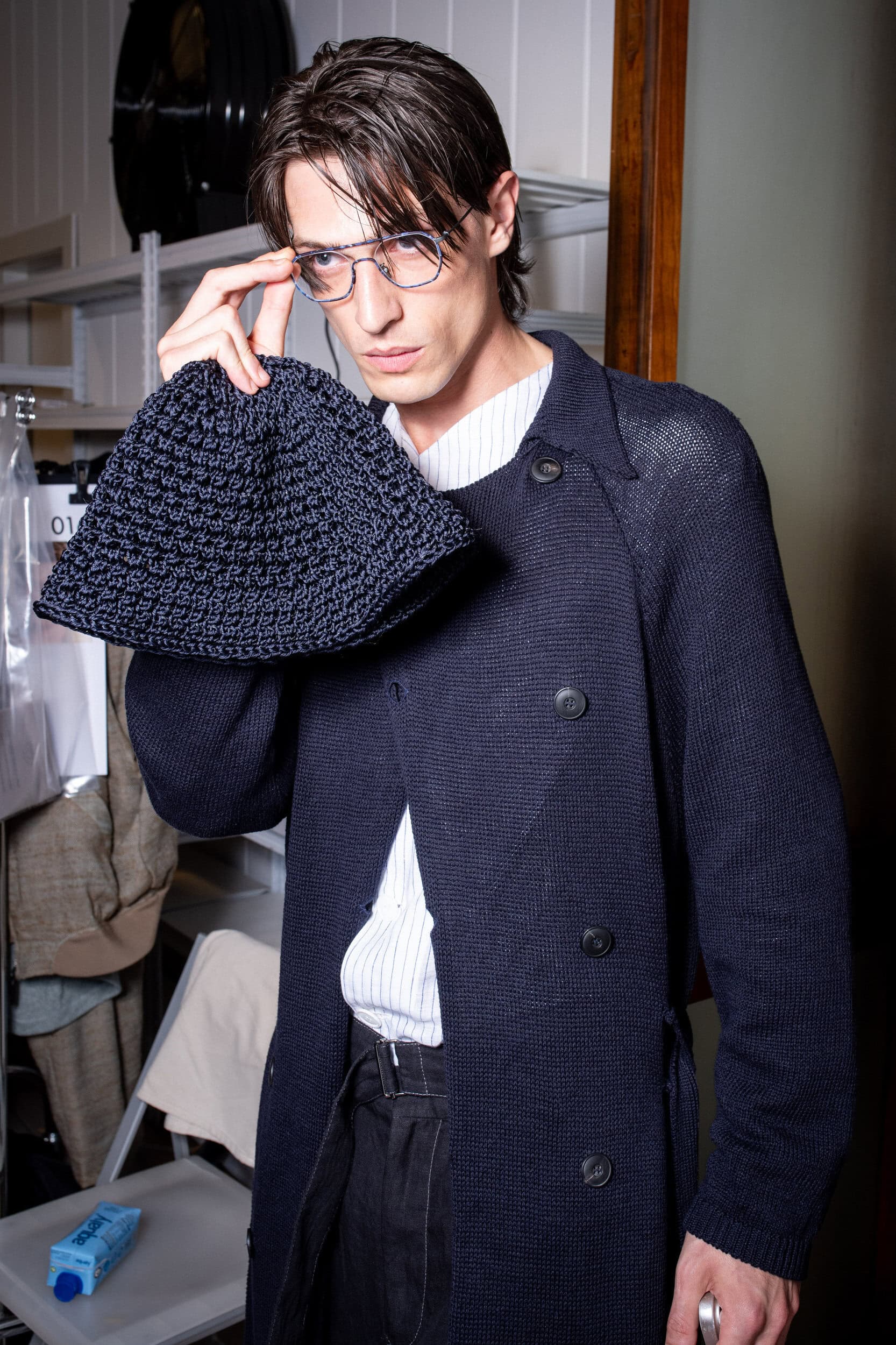 Giorgio Armani Spring 2027 Men's Fashion Show Backstage