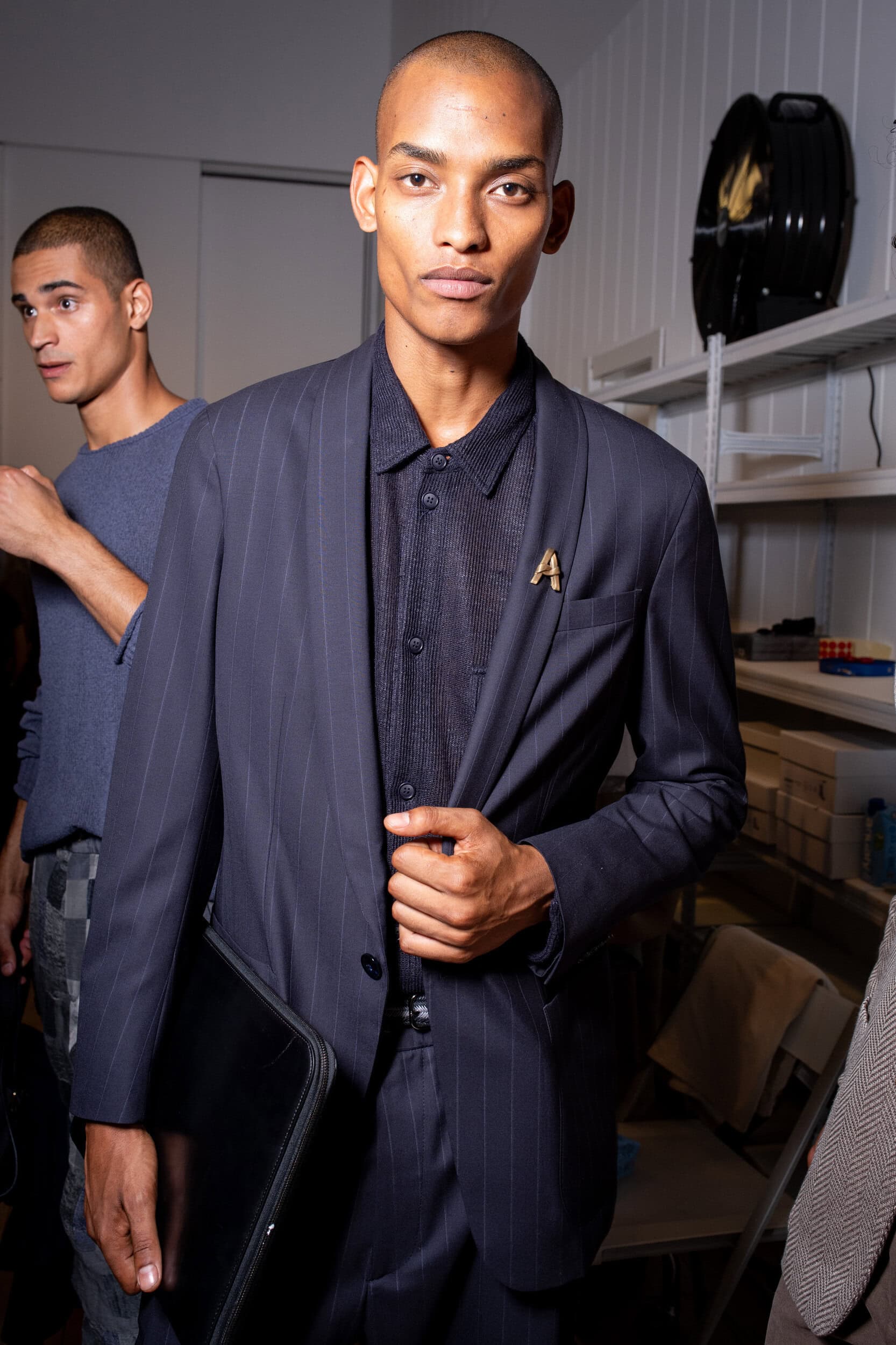 Giorgio Armani Spring 2027 Men's Fashion Show Backstage