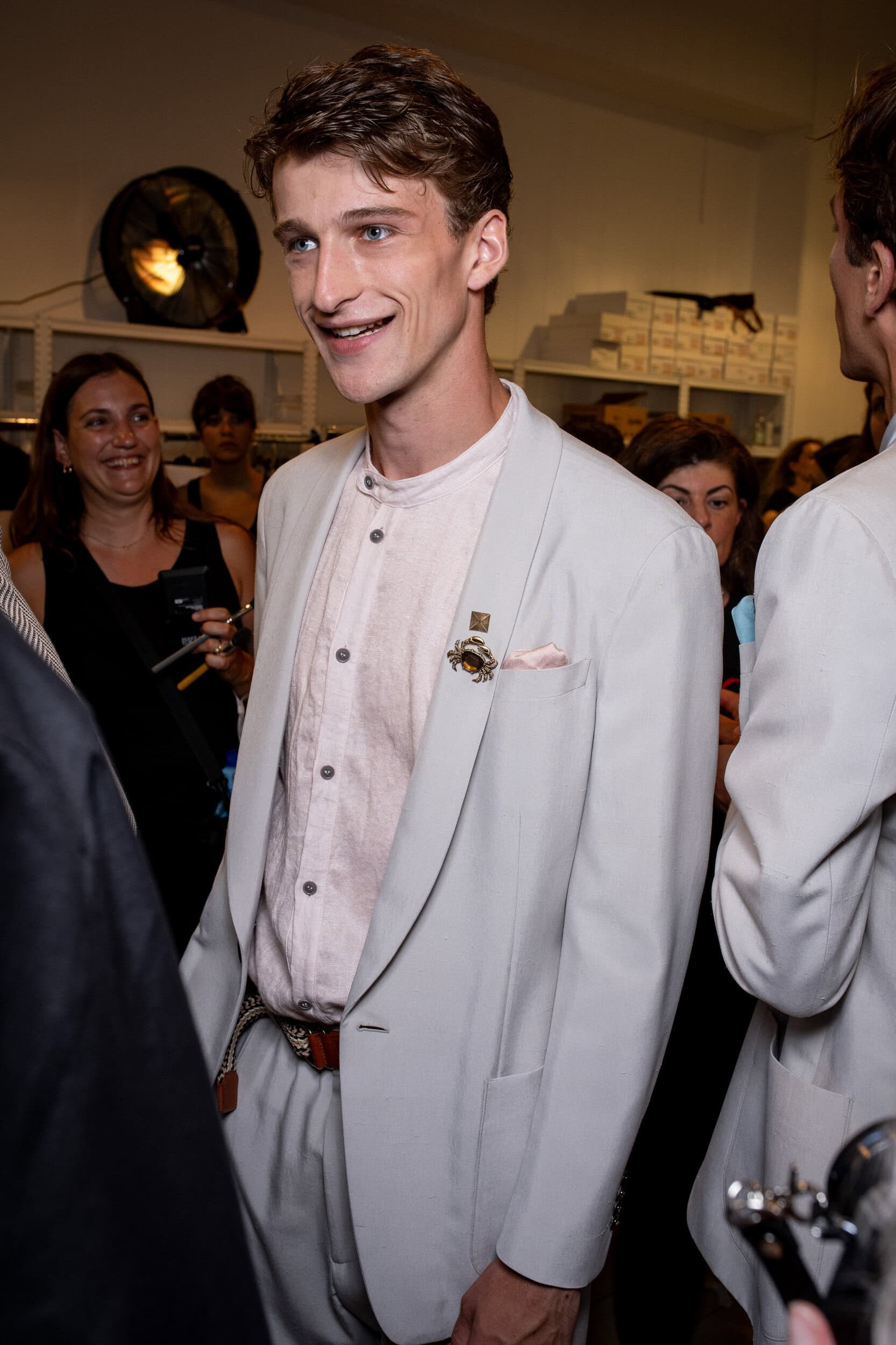 Giorgio Armani Spring 2027 Men's Fashion Show Backstage