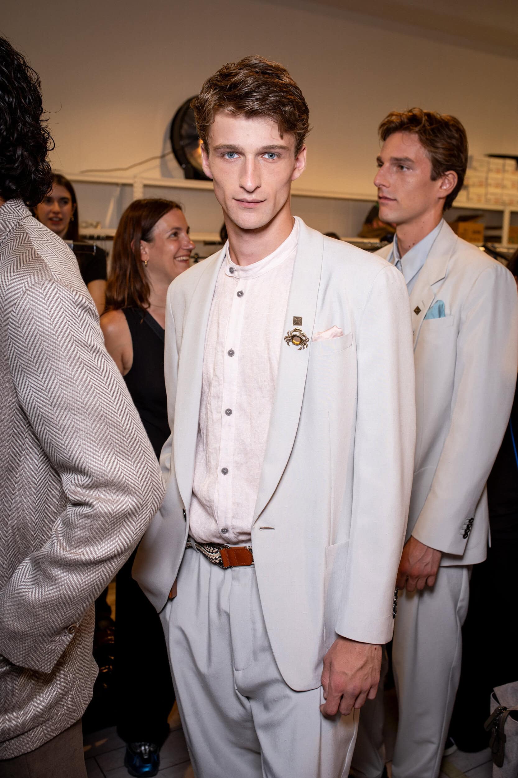 Giorgio Armani Spring 2027 Men's Fashion Show Backstage