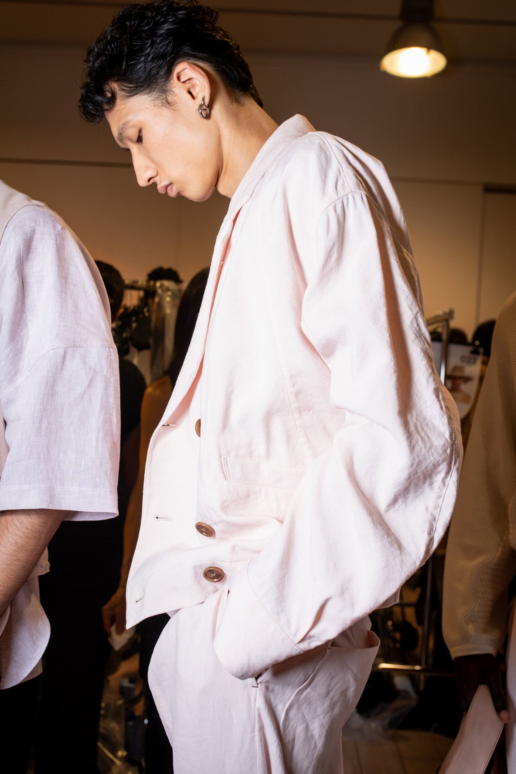Giorgio Armani Spring 2027 Men's Fashion Show Backstage