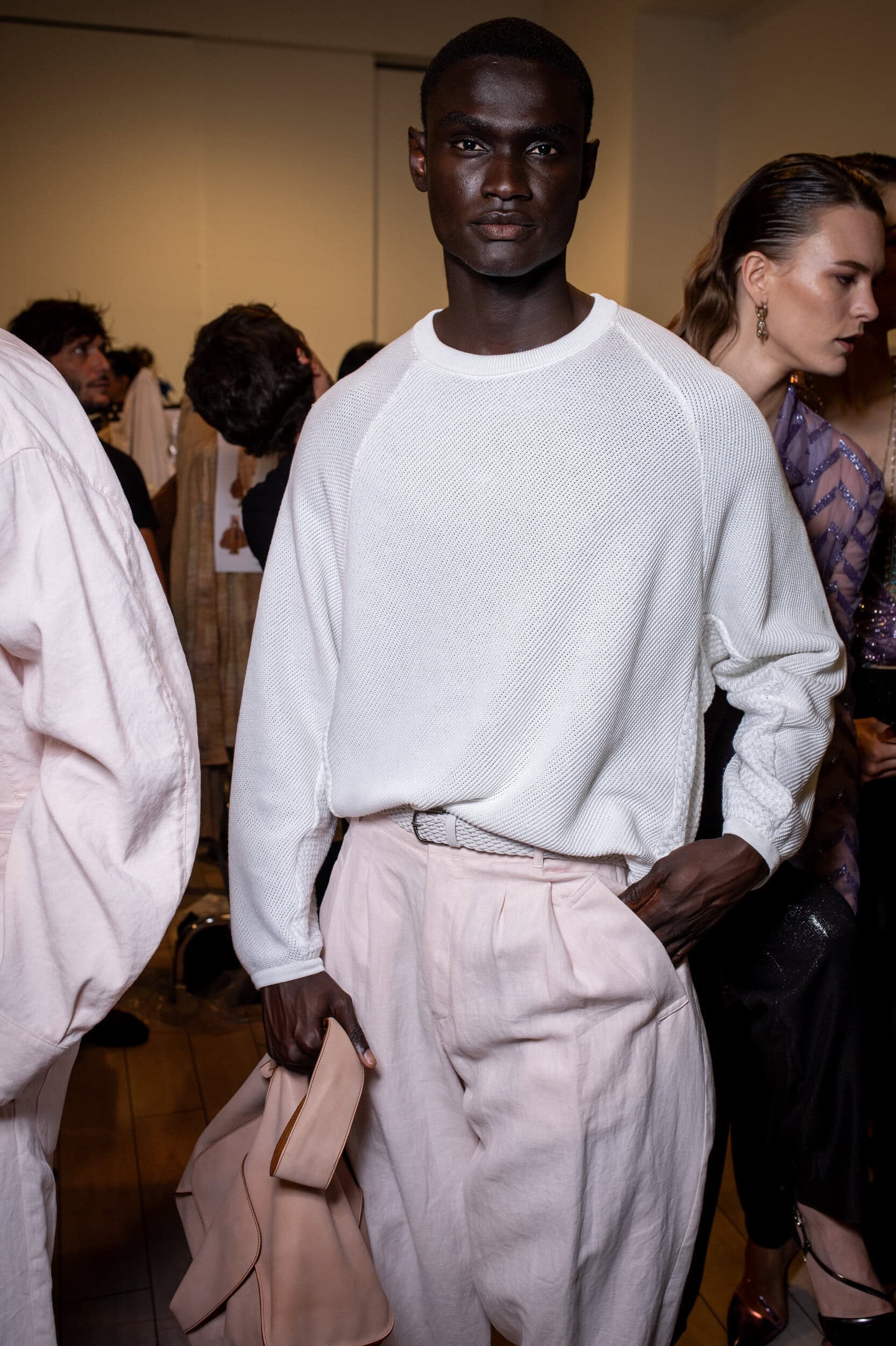 Giorgio Armani Spring 2027 Men's Fashion Show Backstage