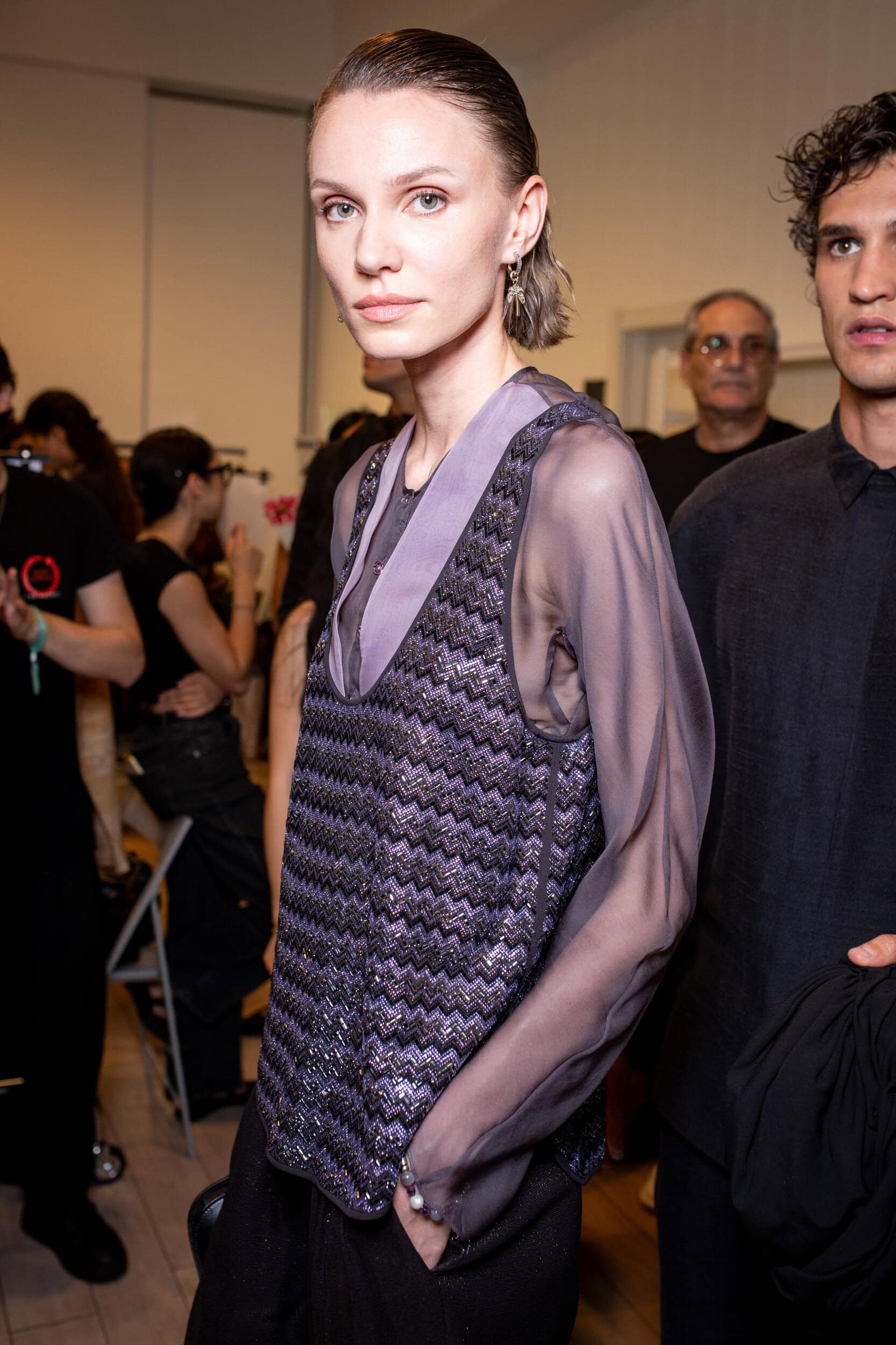 Giorgio Armani Spring 2027 Men's Fashion Show Backstage