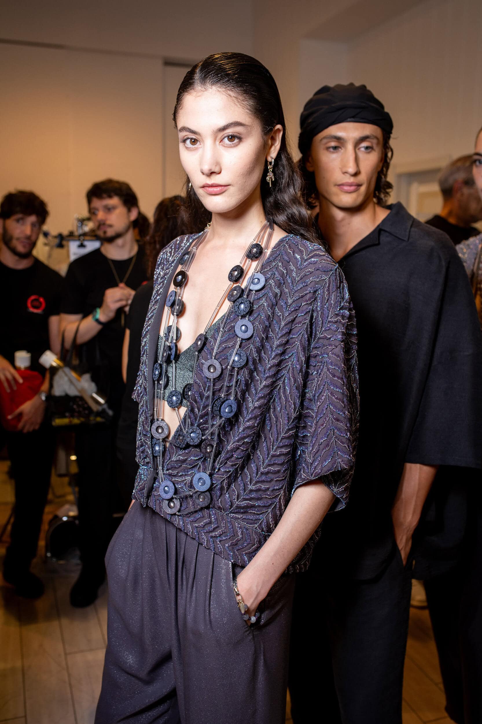 Giorgio Armani Spring 2027 Men's Fashion Show Backstage