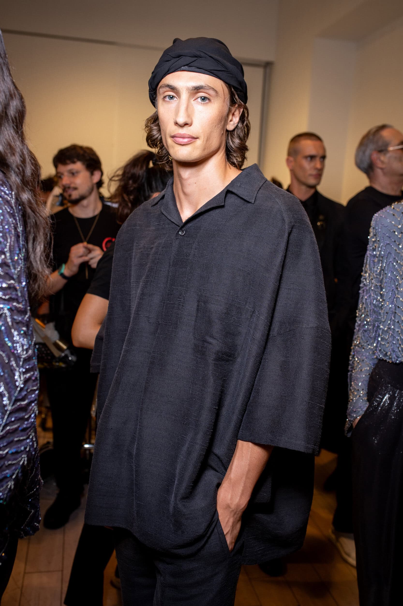 Giorgio Armani Spring 2027 Men's Fashion Show Backstage