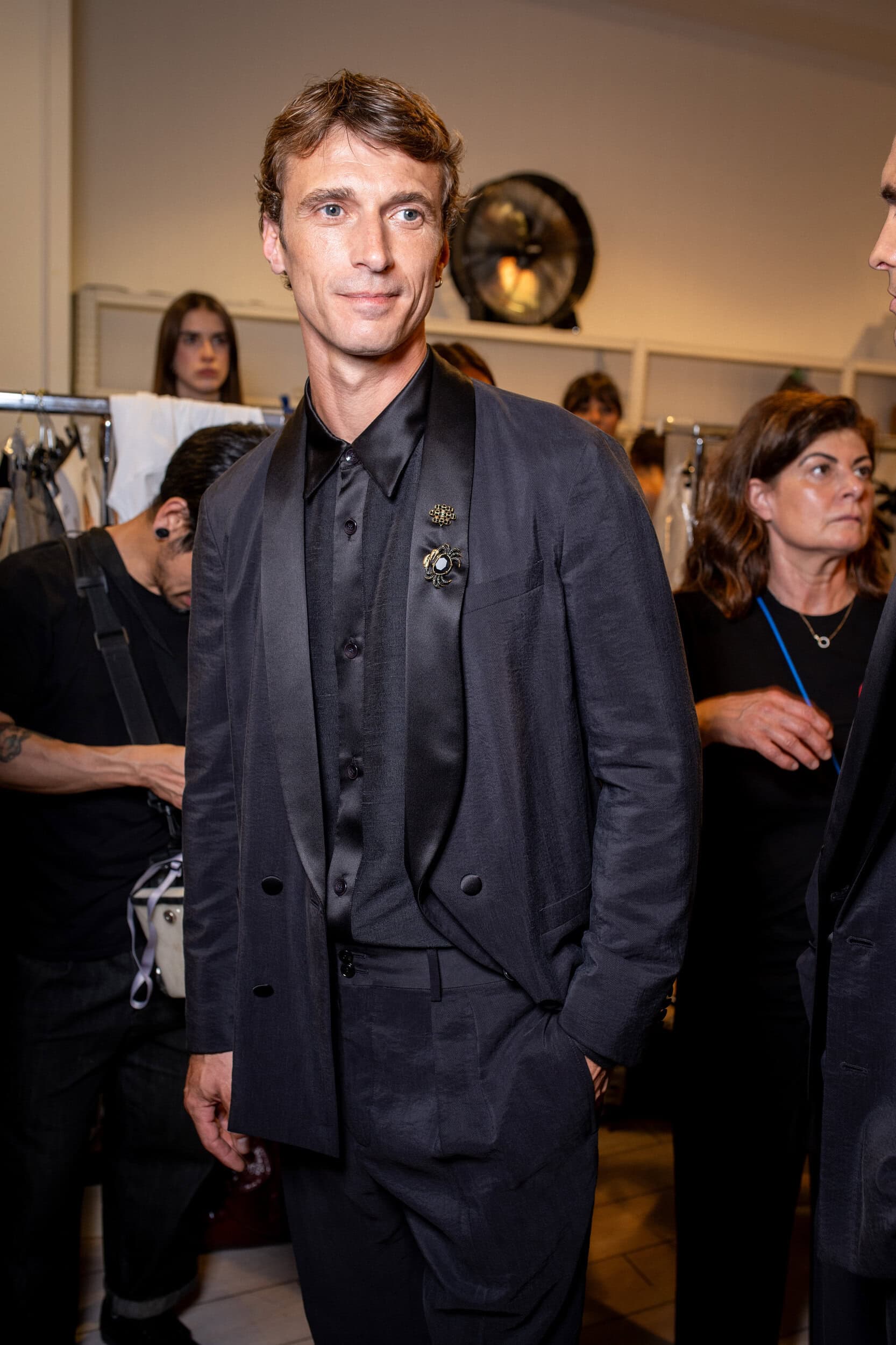 Giorgio Armani Spring 2027 Men's Fashion Show Backstage