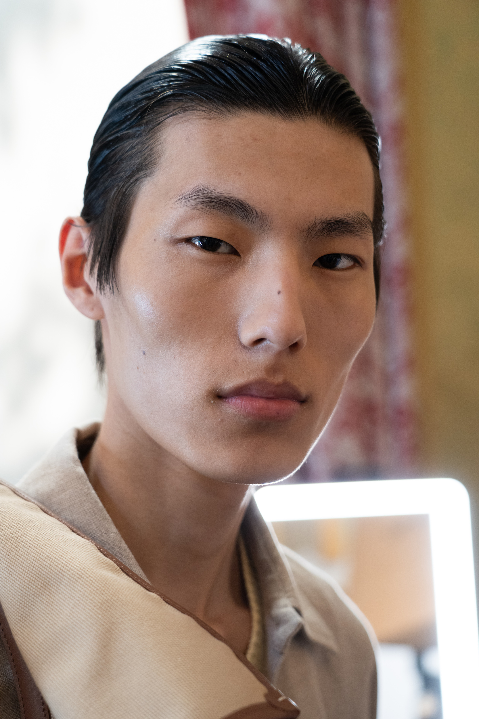Hed Mayner Spring 2027 Men's Fashion Show Backstage