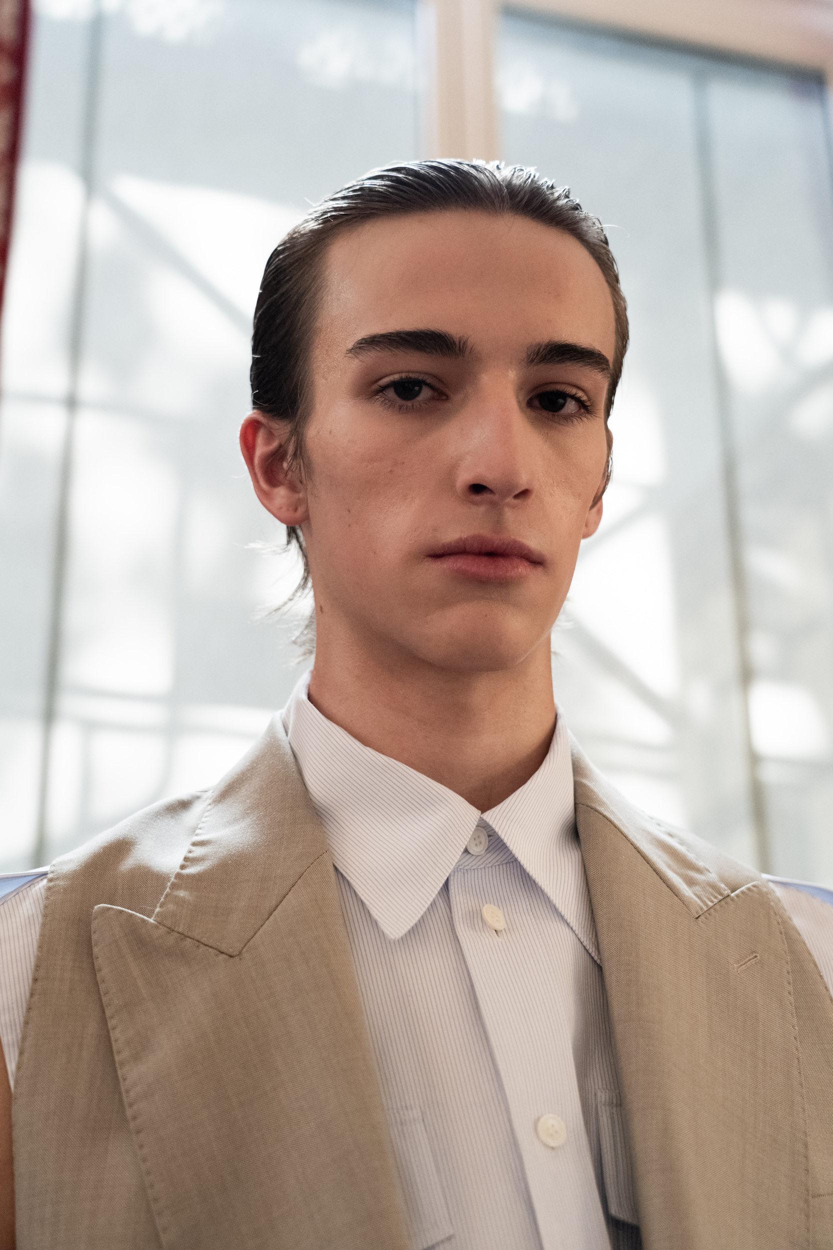 Hed Mayner Spring 2027 Men's Fashion Show Backstage