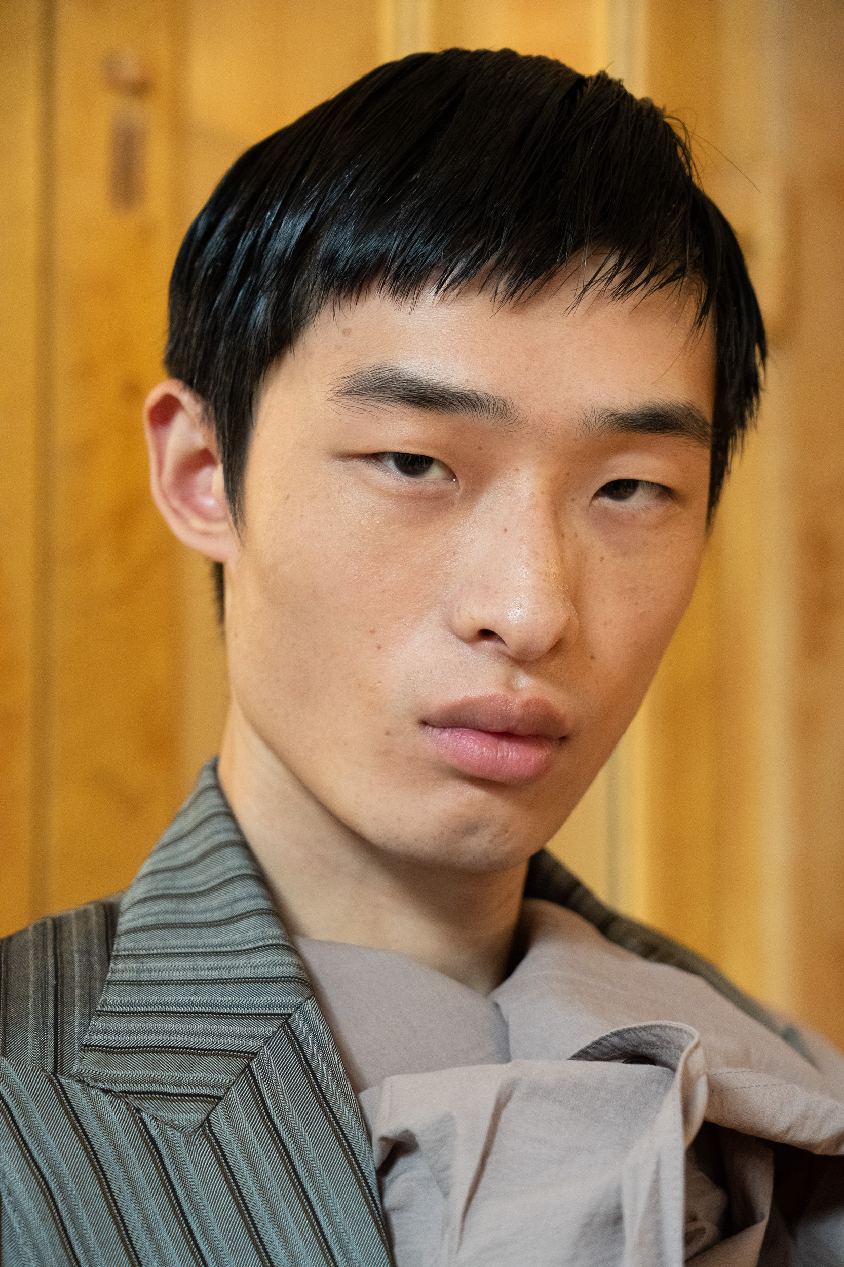 Hed Mayner Spring 2027 Men's Fashion Show Backstage