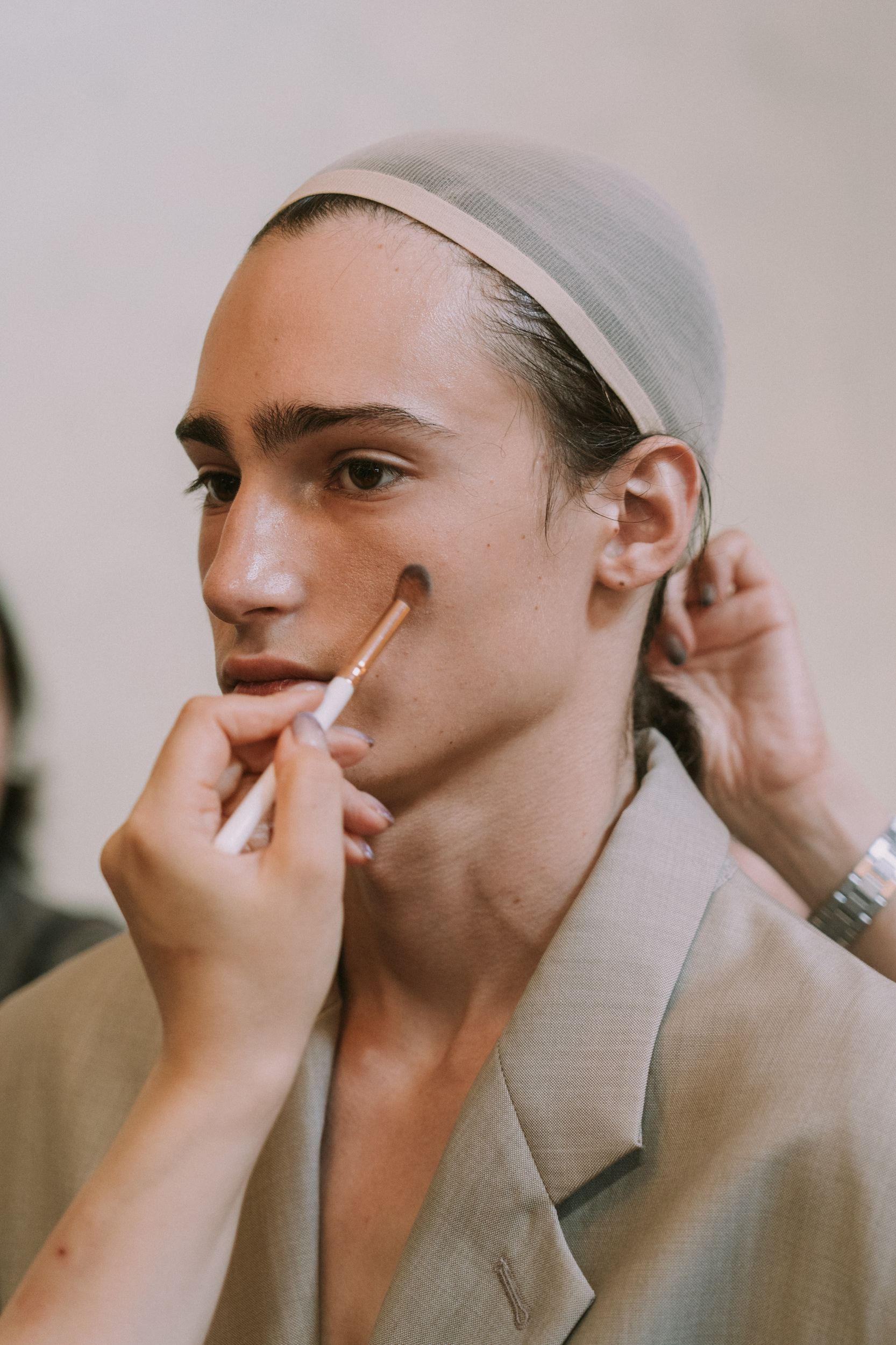 Hed Mayner Spring 2027 Men's Fashion Show Backstage