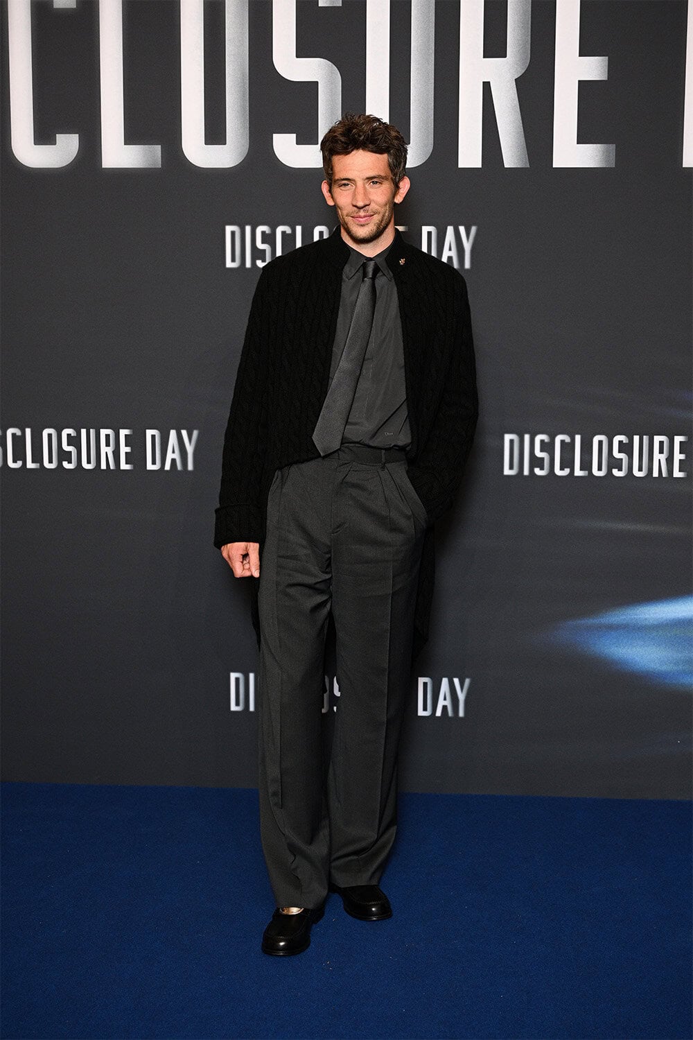 Josh O'Connor wears Dior at The Paris Premiere of "Disclosure Day"