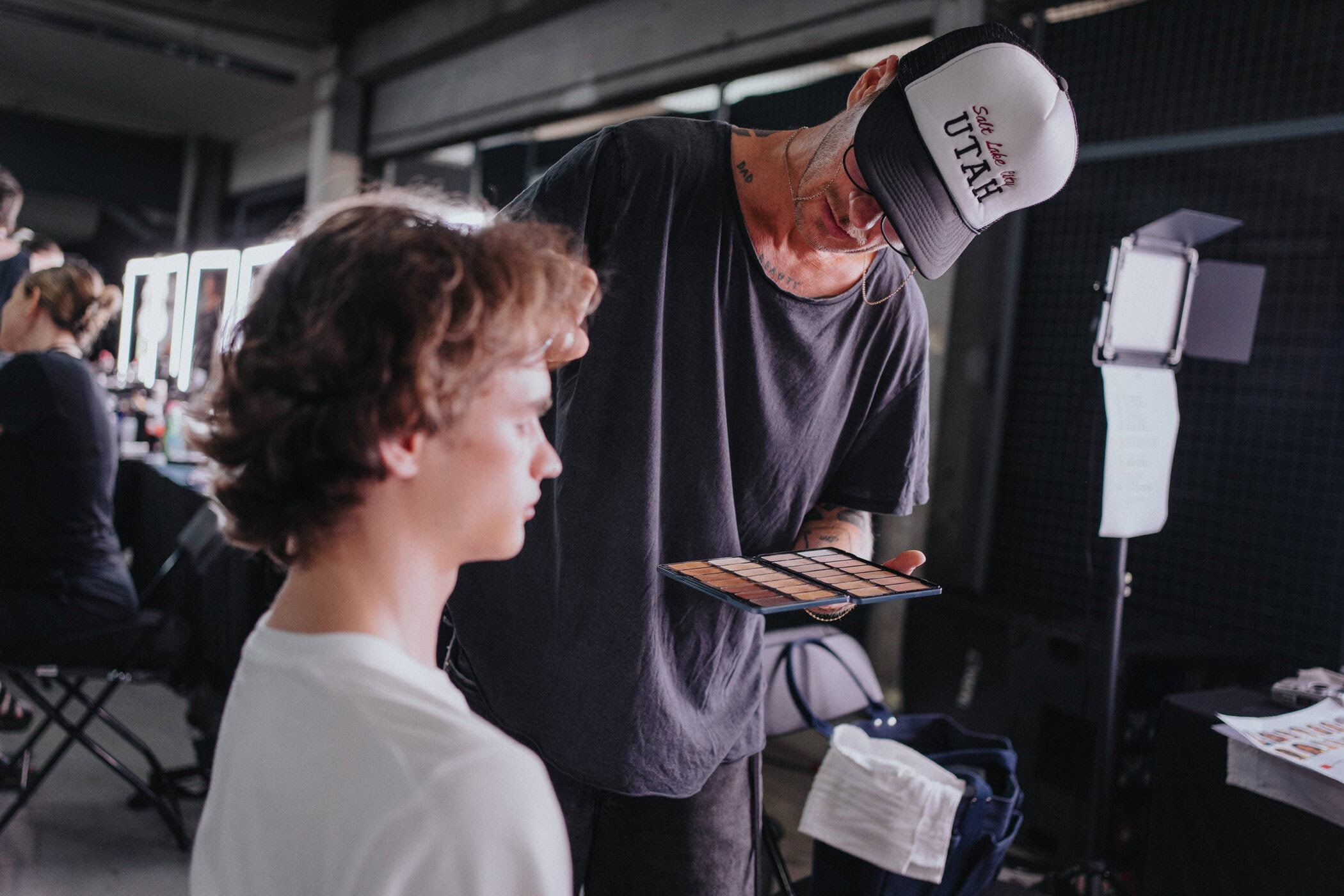 Kolor Spring 2027 Men's Fashion Show Backstage