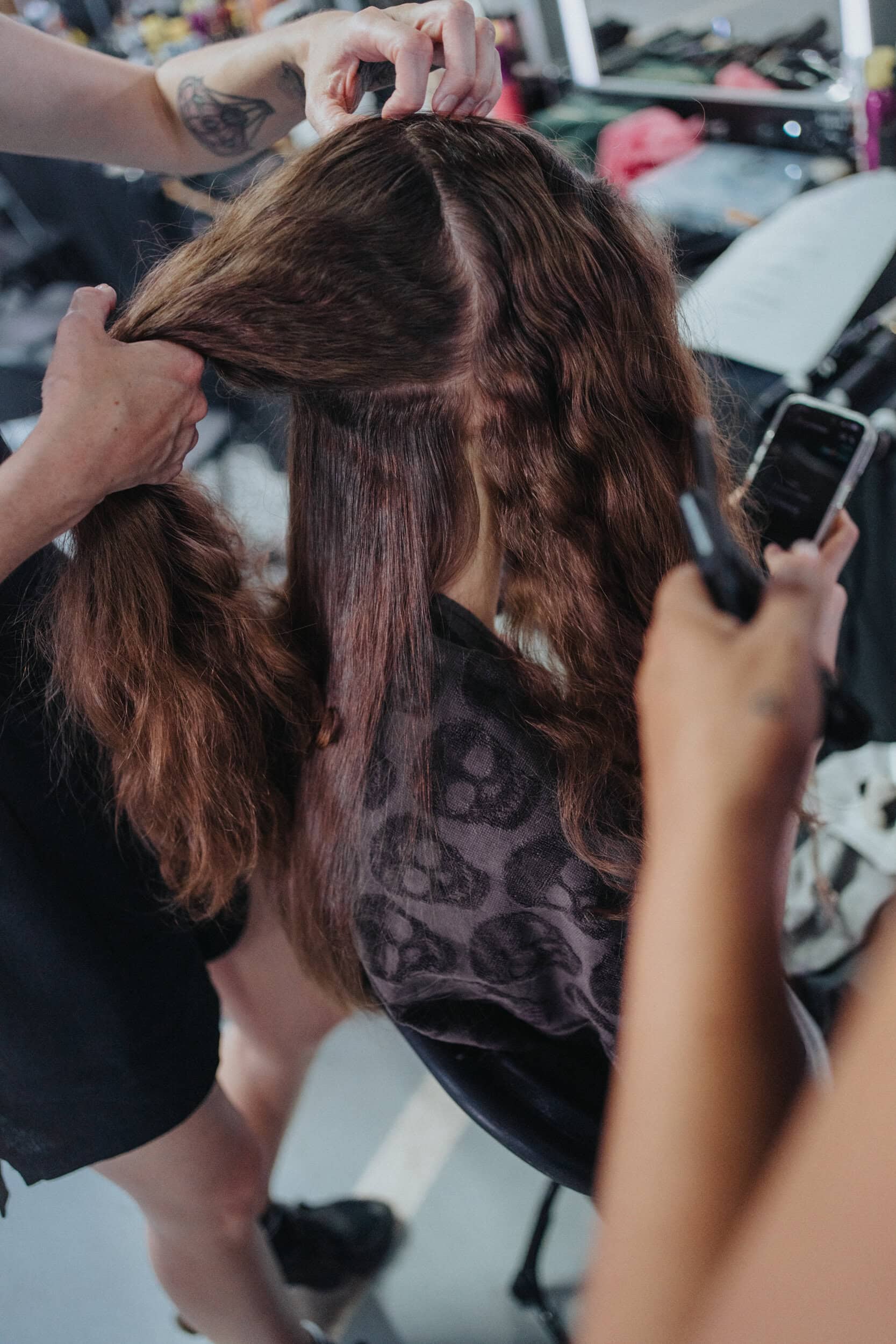 Kolor Spring 2027 Men's Fashion Show Backstage