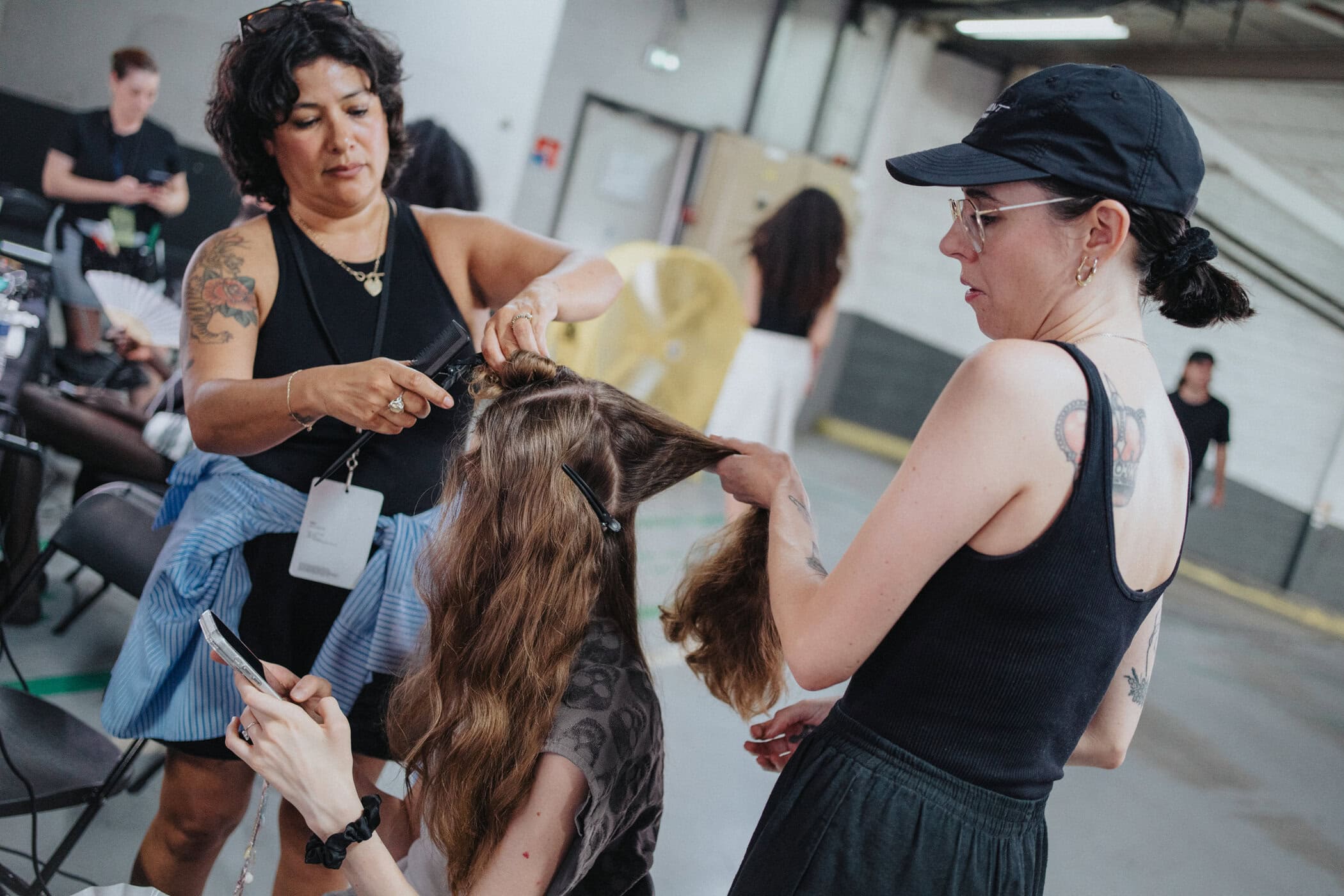 Kolor Spring 2027 Men's Fashion Show Backstage