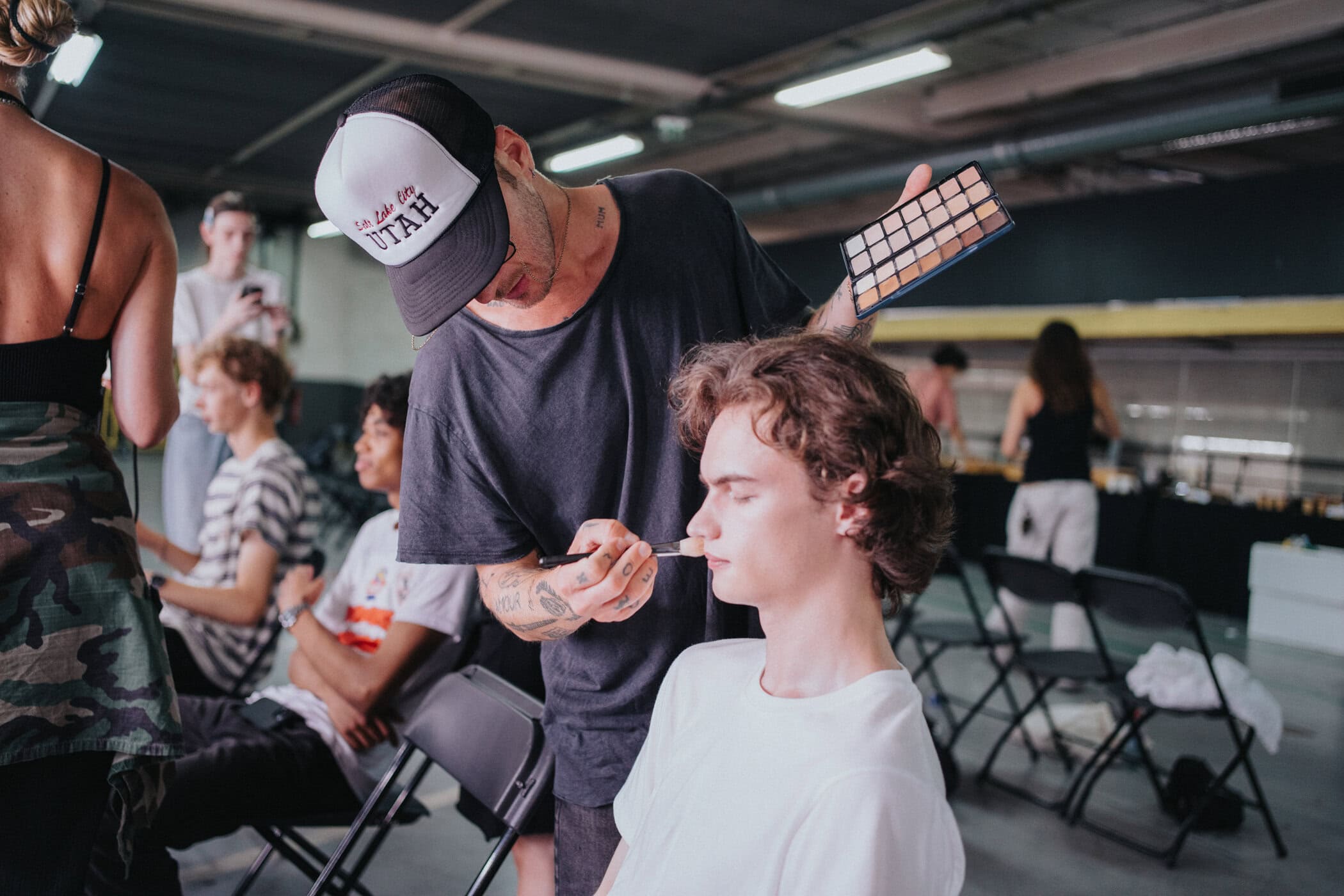 Kolor Spring 2027 Men's Fashion Show Backstage