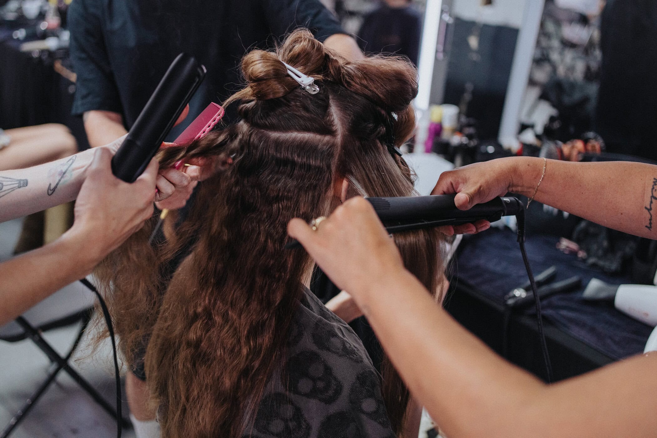Kolor Spring 2027 Men's Fashion Show Backstage