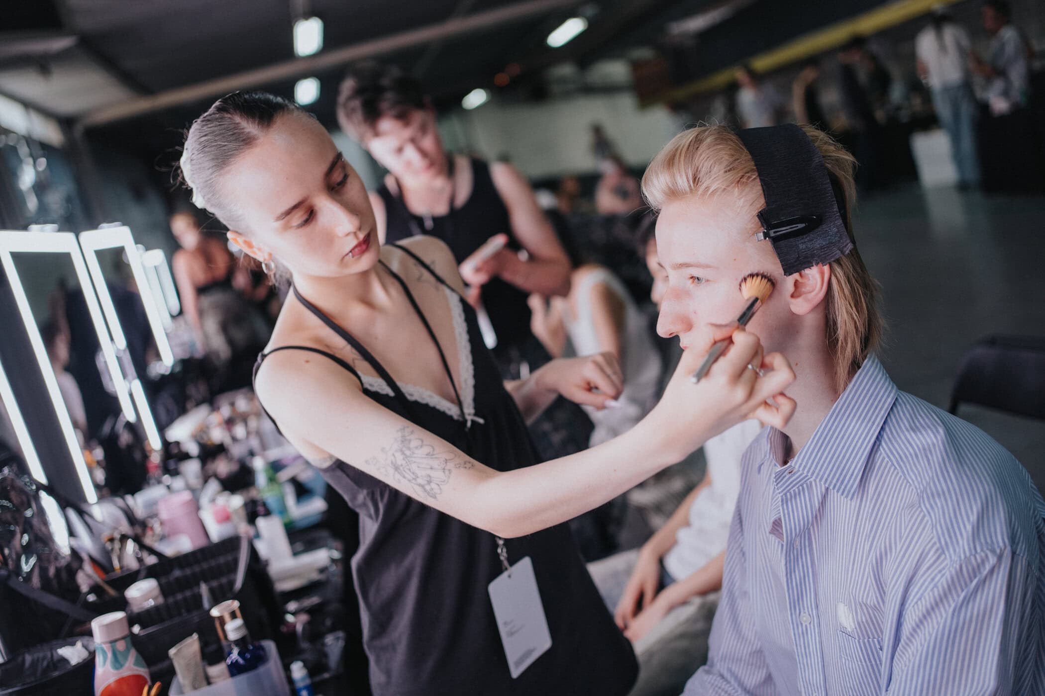 Kolor Spring 2027 Men's Fashion Show Backstage