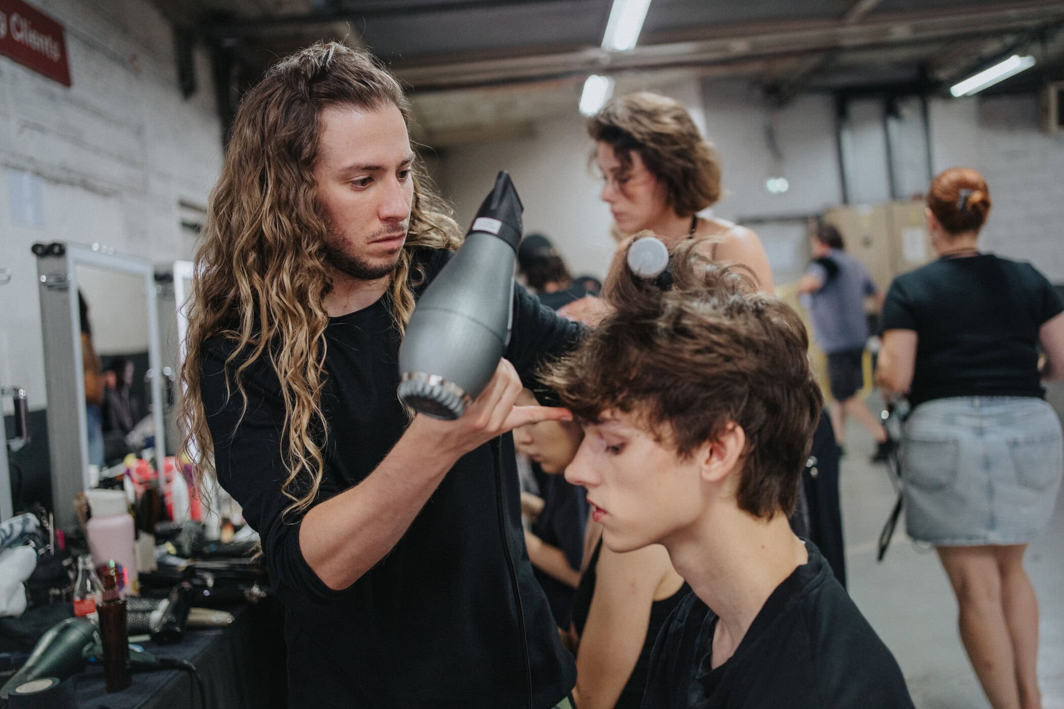 Kolor Spring 2027 Men's Fashion Show Backstage